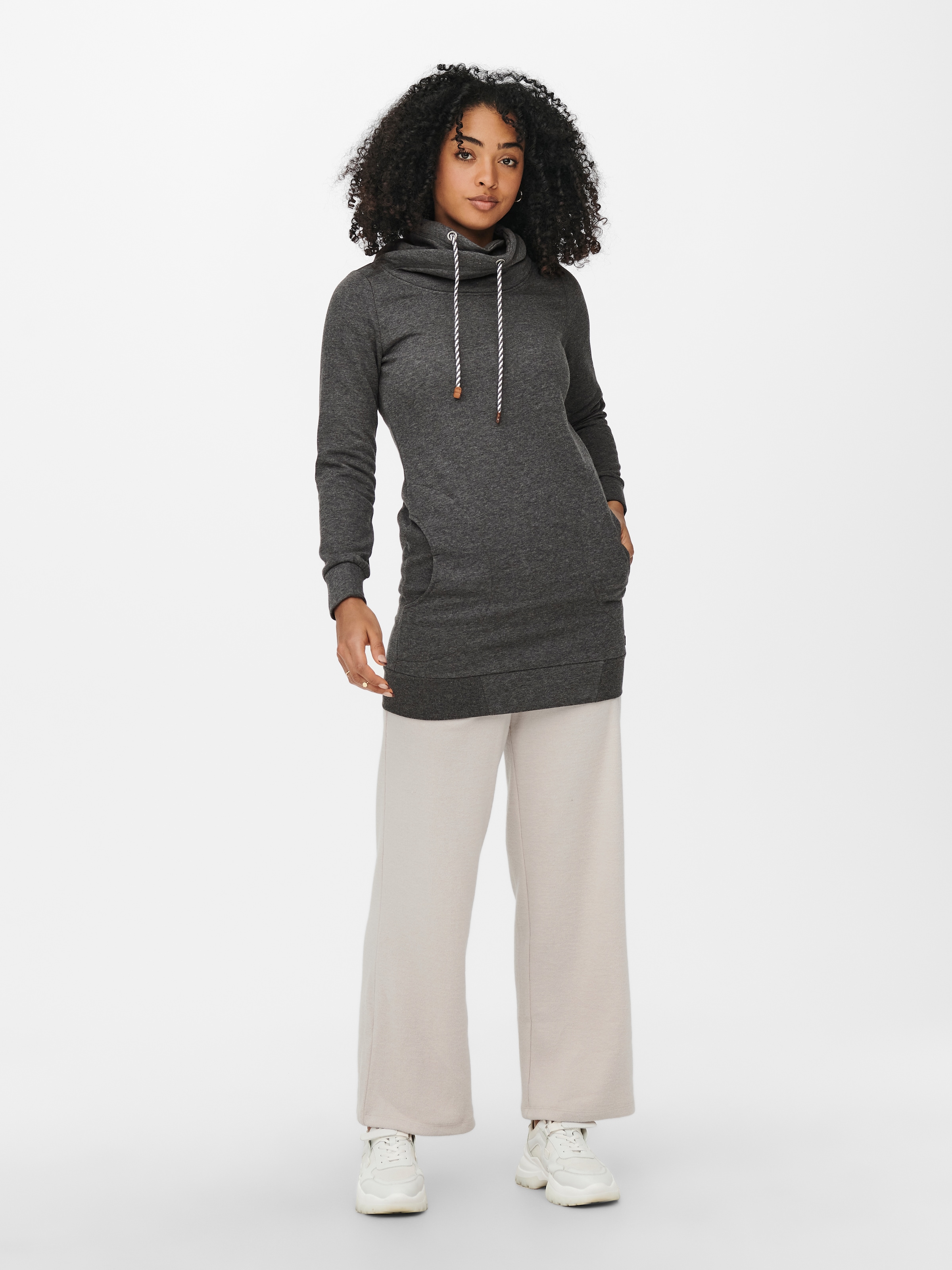 ONLY Sweatshirt »ONLBETTE L/S LONG HIGH NECK SWT«