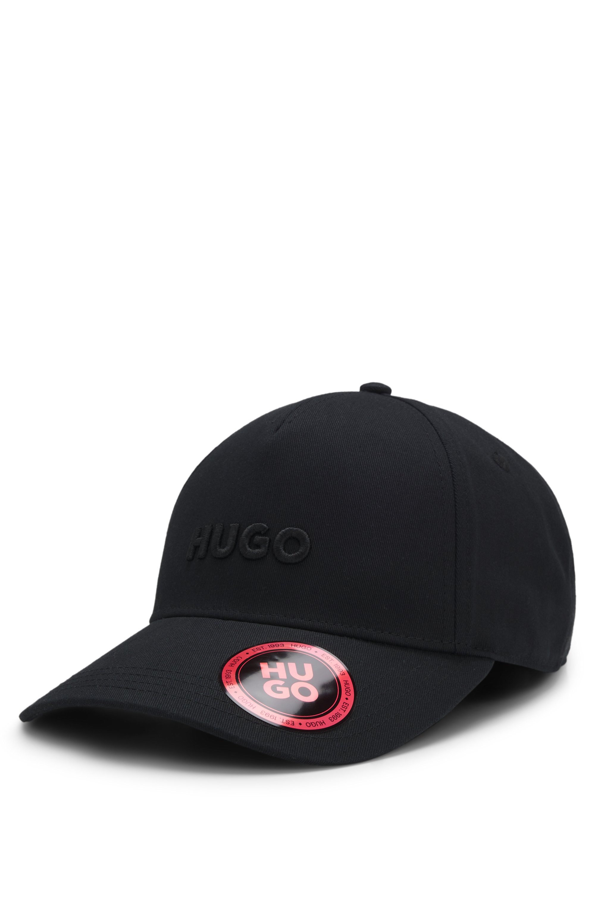 HUGO Baseball Cap mit 3D Logostickerei, verstellbarer Verschluss, unisex