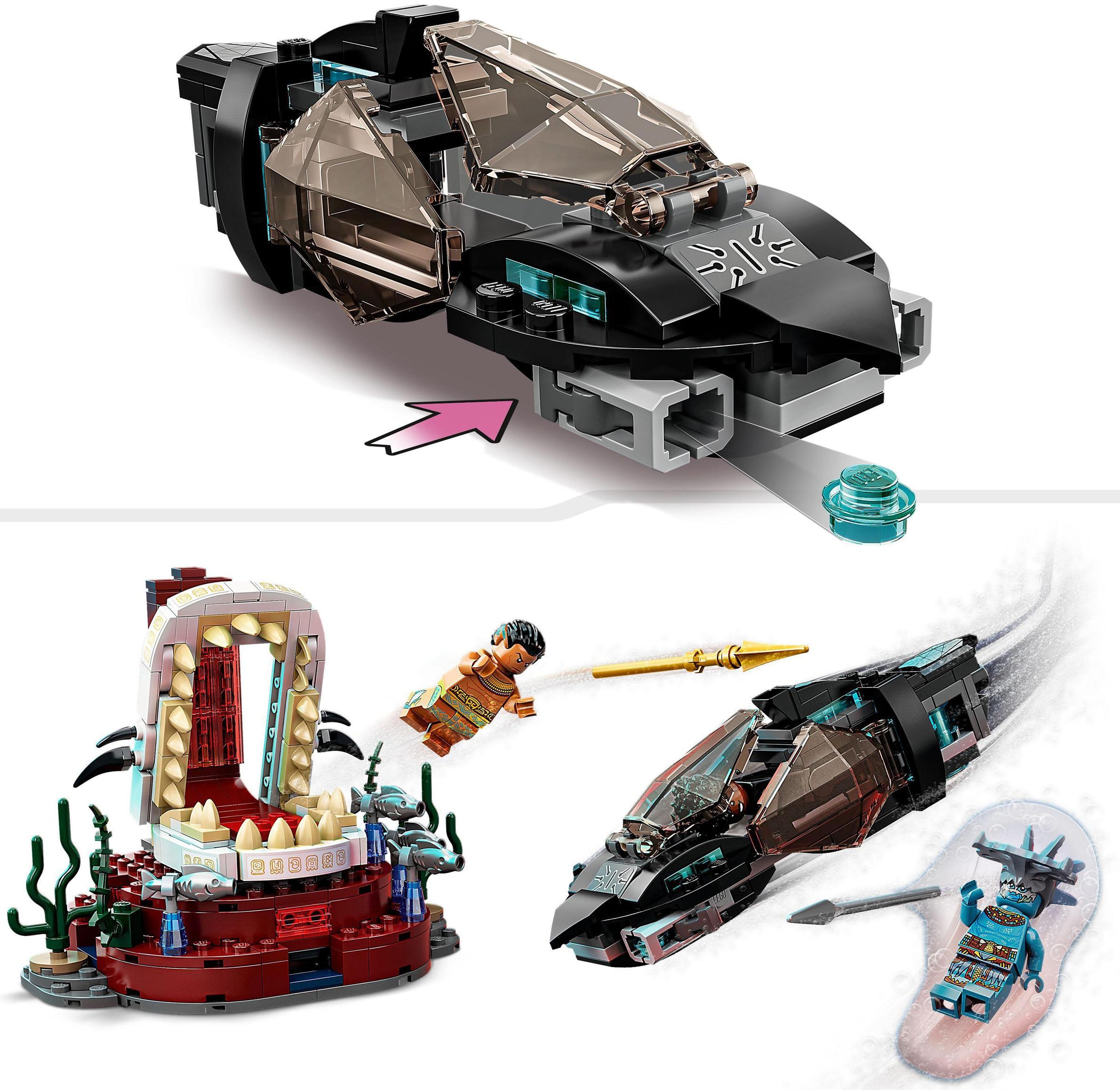 LEGO® Konstruktionsspielsteine »König Namors Thronsaal (76213), LEGO® Marvel«, (355 St.), Made in Europe