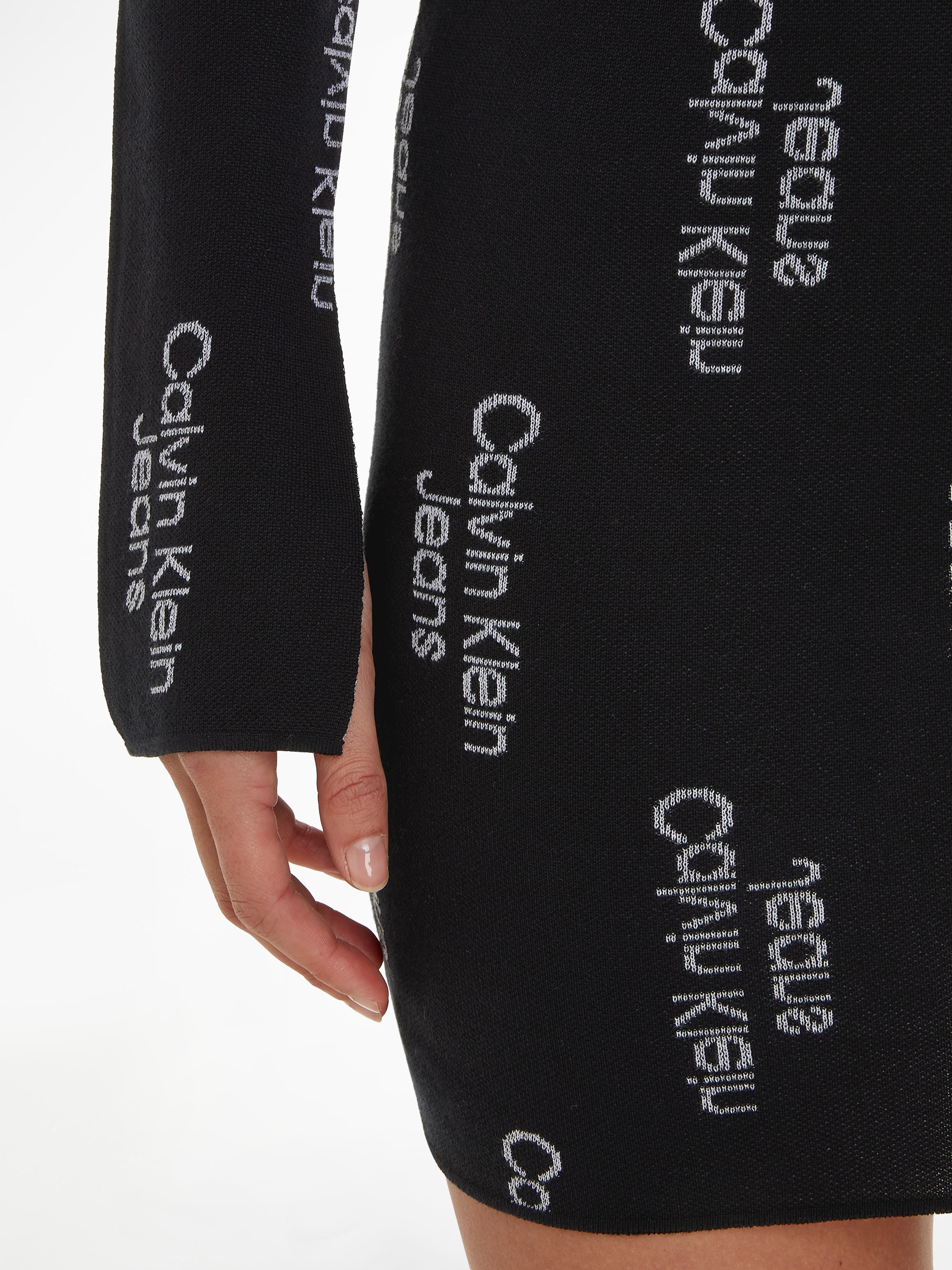 Calvin Klein Jeans »LOGO Sweatkleid bei JACQUARD SWEATER ♕ DRESS«