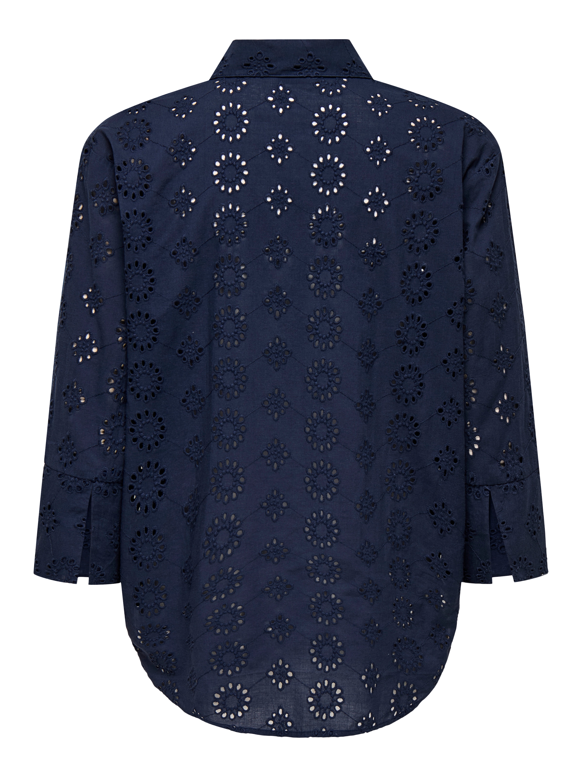JDY Hemdbluse »JDYTALLIE 3/4 LONG SHIRT WVN NOOS«, mit Lochstickerei-Detail