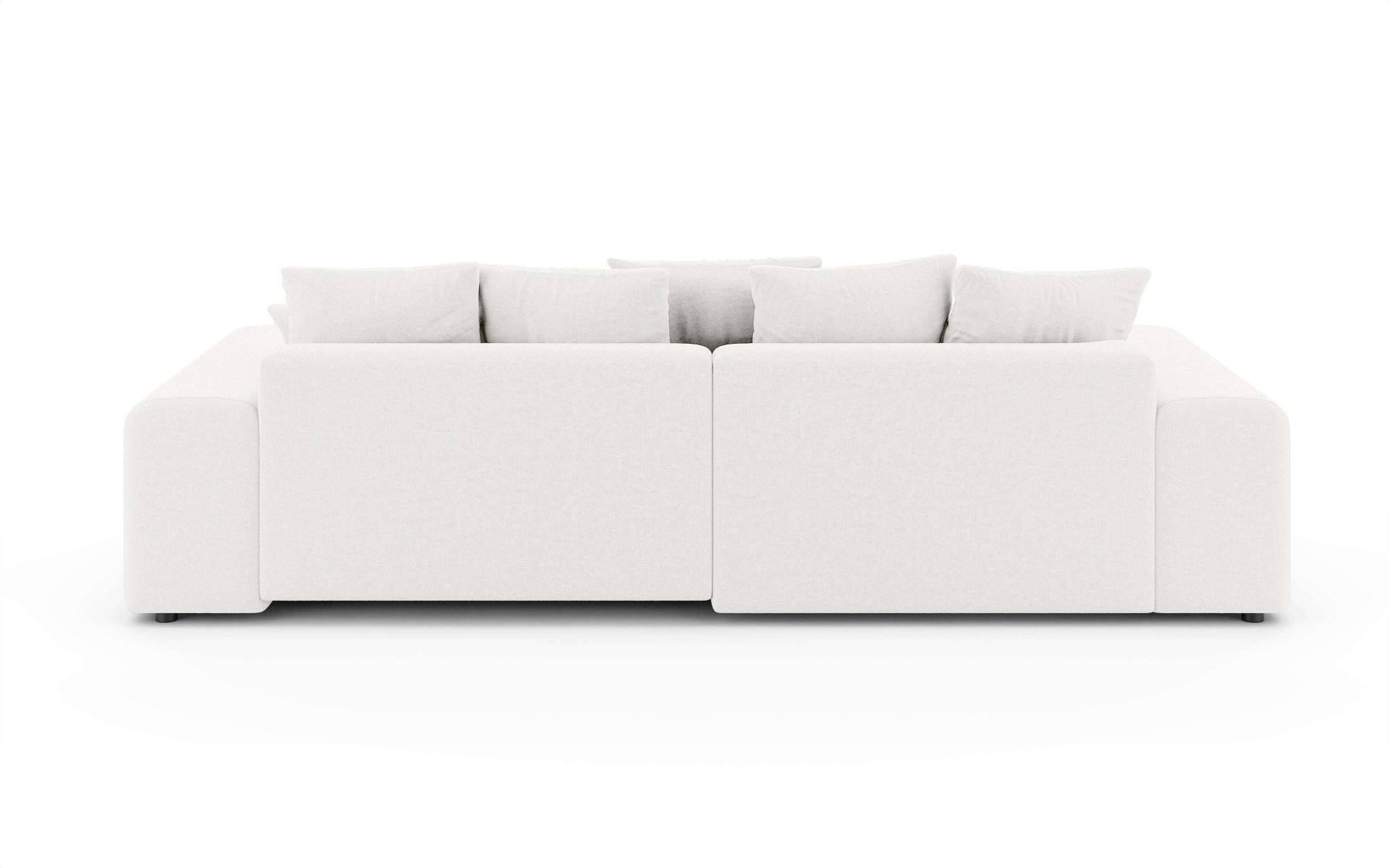 INOSIGN Ecksofa »LAKESIDE mit Bettfunktion und Bettkasten, B/T/H 257/166/84 cm«, L-Form, Recamiere beidseitig montierbar, Wellenunterfederung