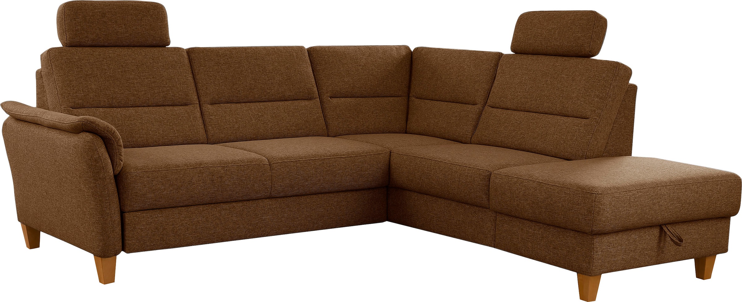 Home affaire Ecksofa »Palmera L-Form, B: 236 cm«, optional Bettfunktion & Bettkasten, Federkern