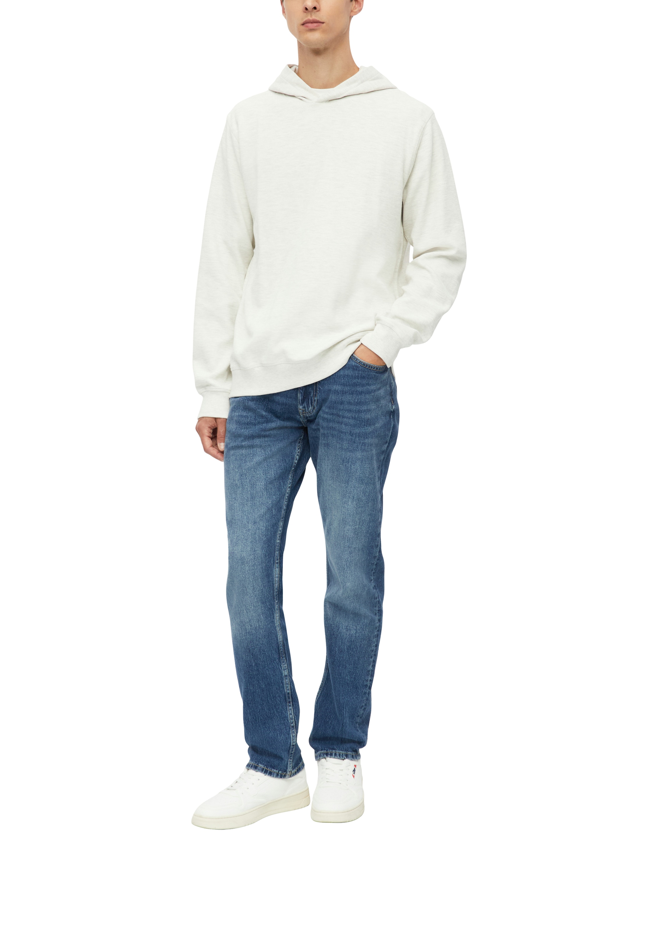 s.Oliver Kapuzensweatshirt , aus reiner Baumwolle
