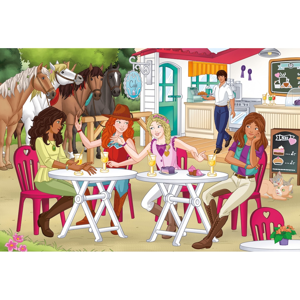 Schmidt Spiele Puzzle »Schleich, Horse Club, Puzzle-Box, 2x60, 2x100 Teile«