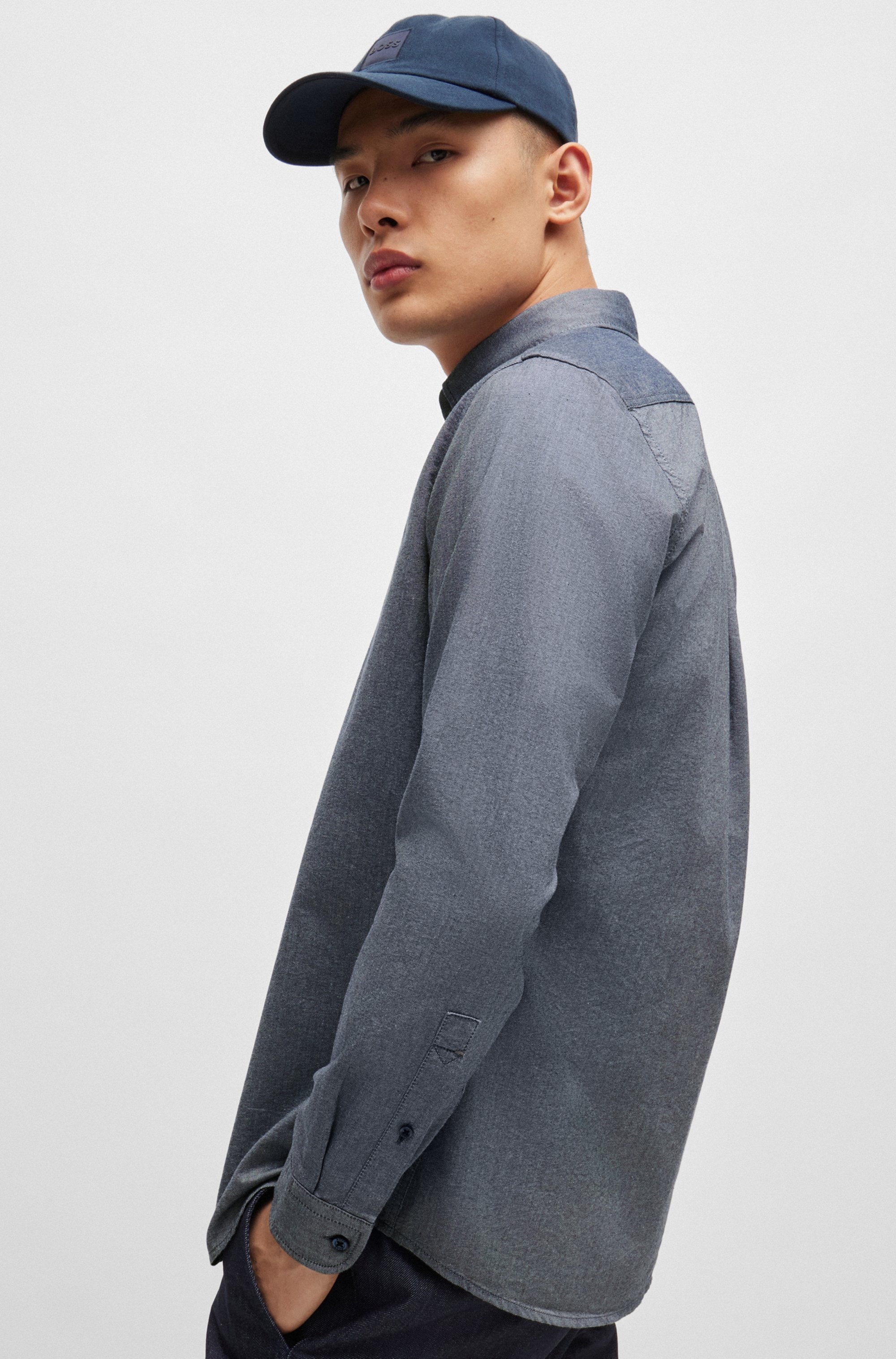 BOSS ORANGE Businesshemd »Rickert«, mit Button-down-Kragen
