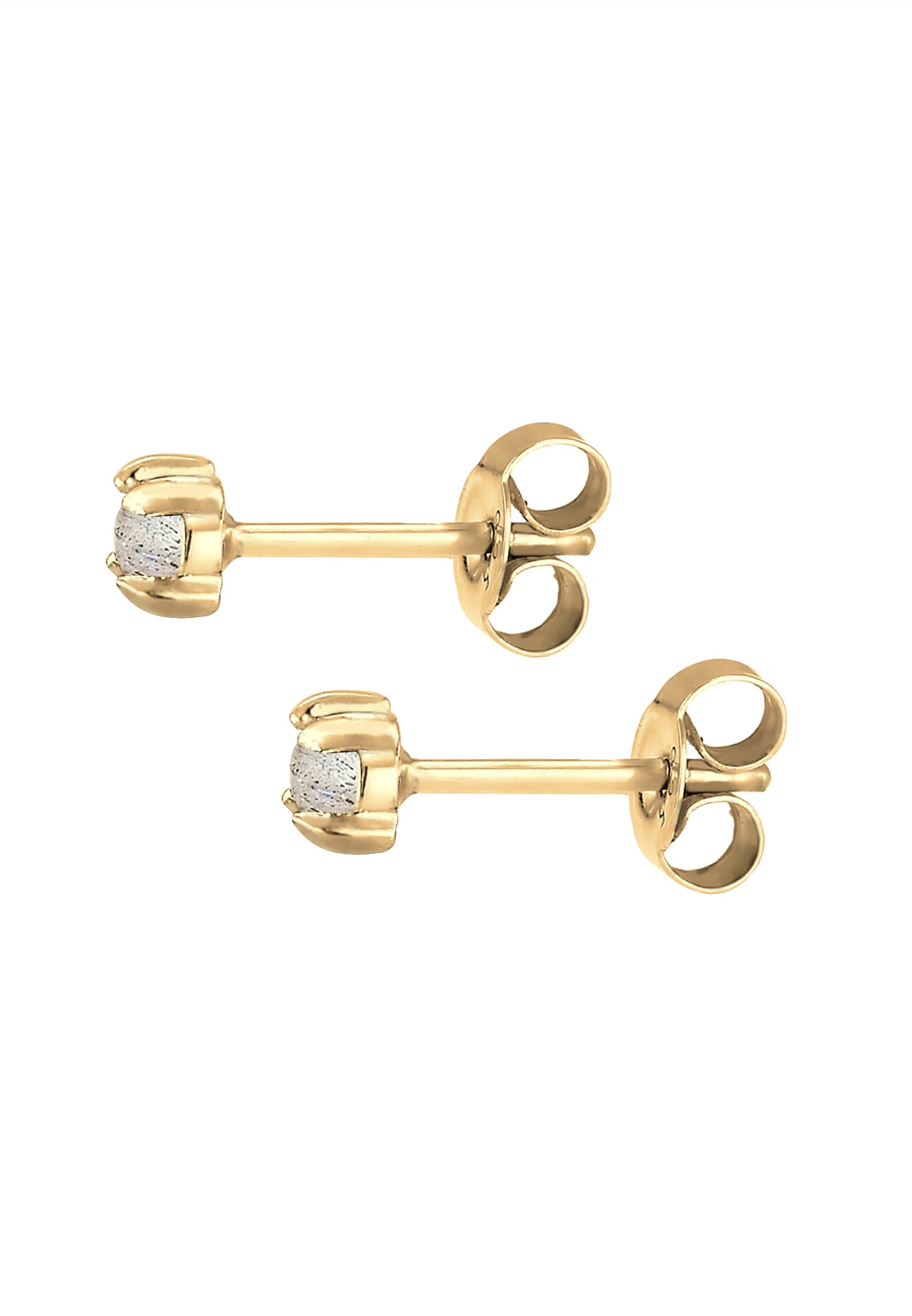 Elli Paar Ohrstecker »Ohrringe Ohrstecker Labradorit Edelstein Trend 925 Silber«