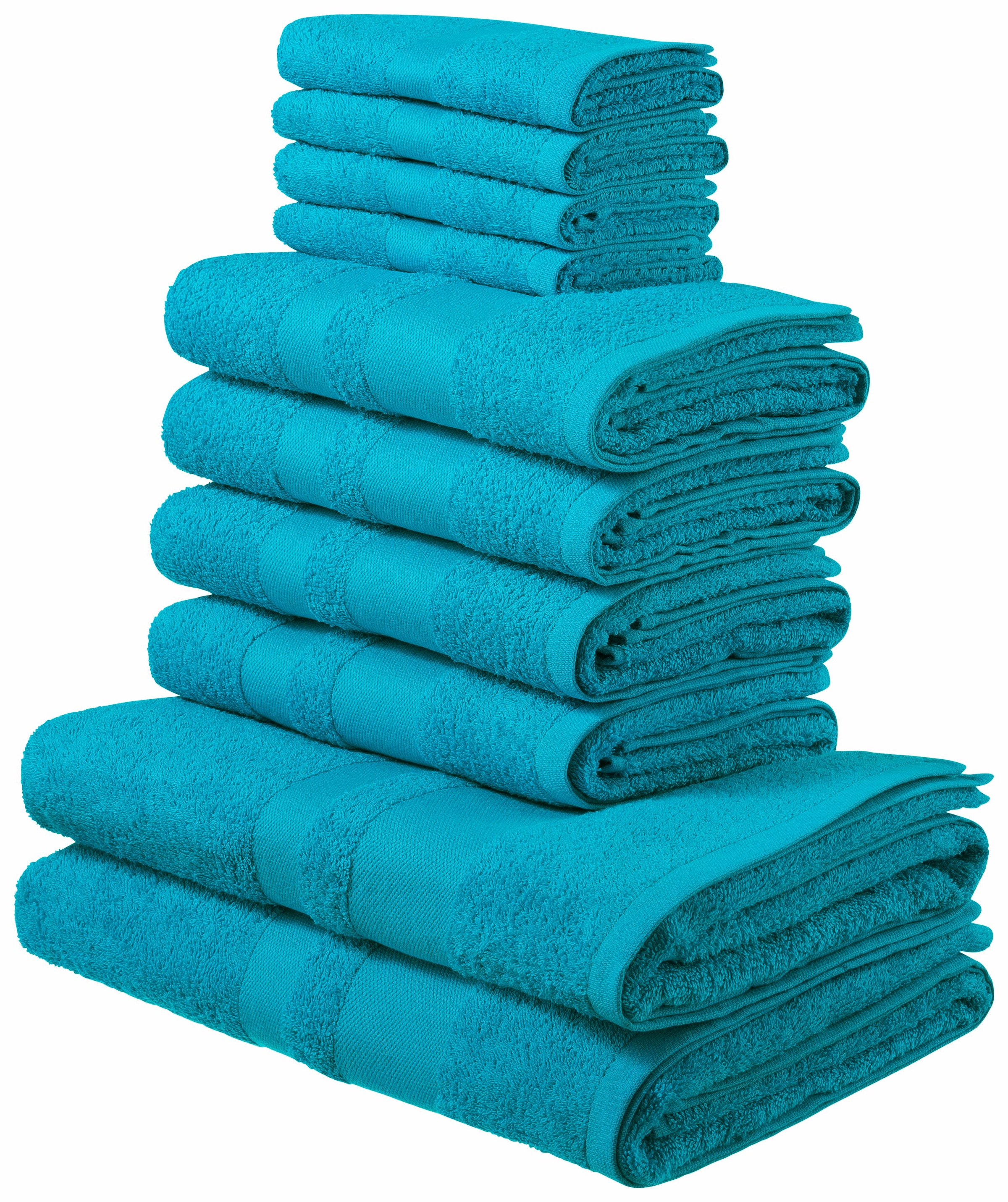 Handtücher bestellen in Blau auf Raten