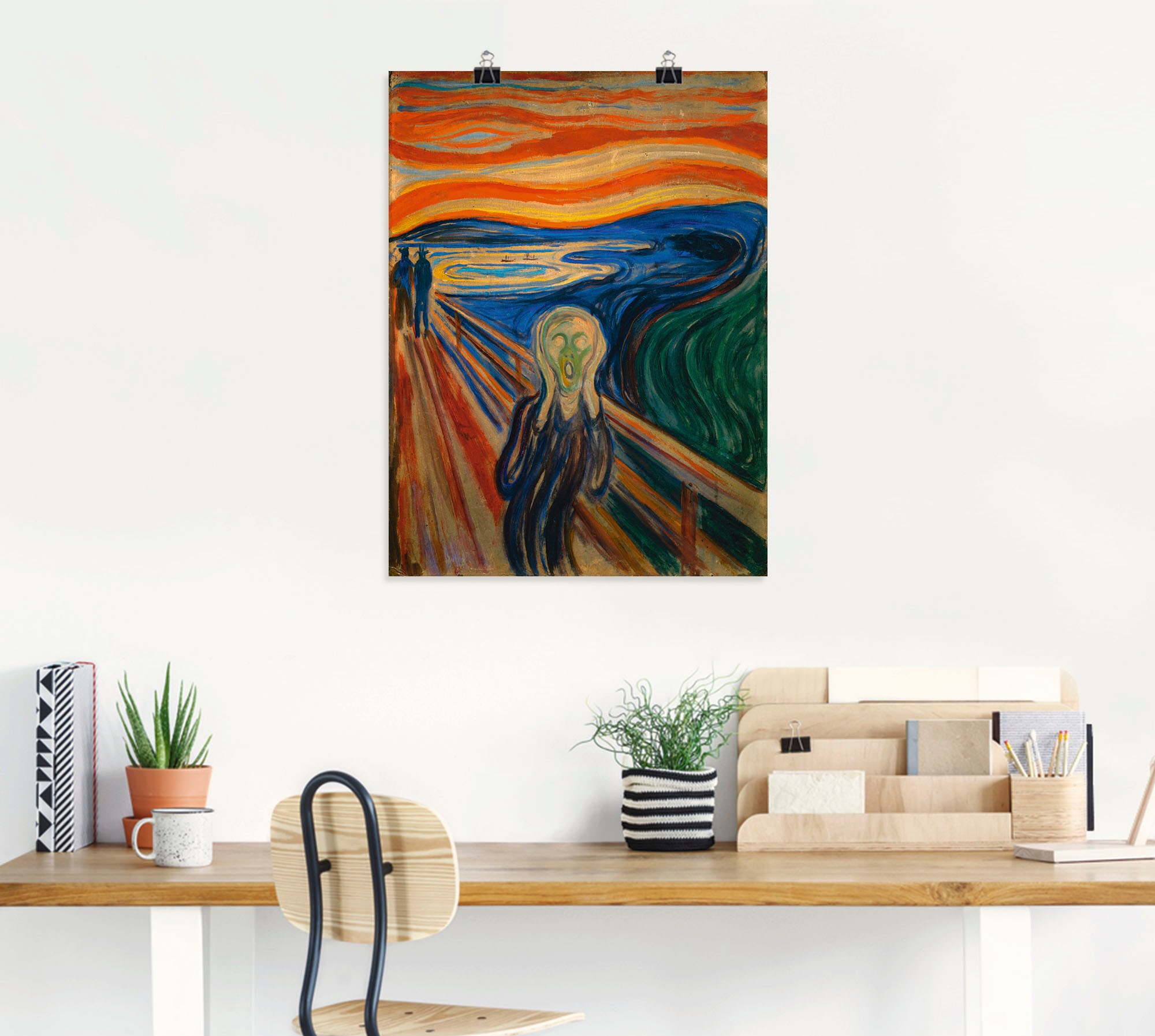 Artland »Der Schrei. 1893« Mann 1 Stk. tlg. als Alubild, Leinwandbild, Poster in verschied. Größen