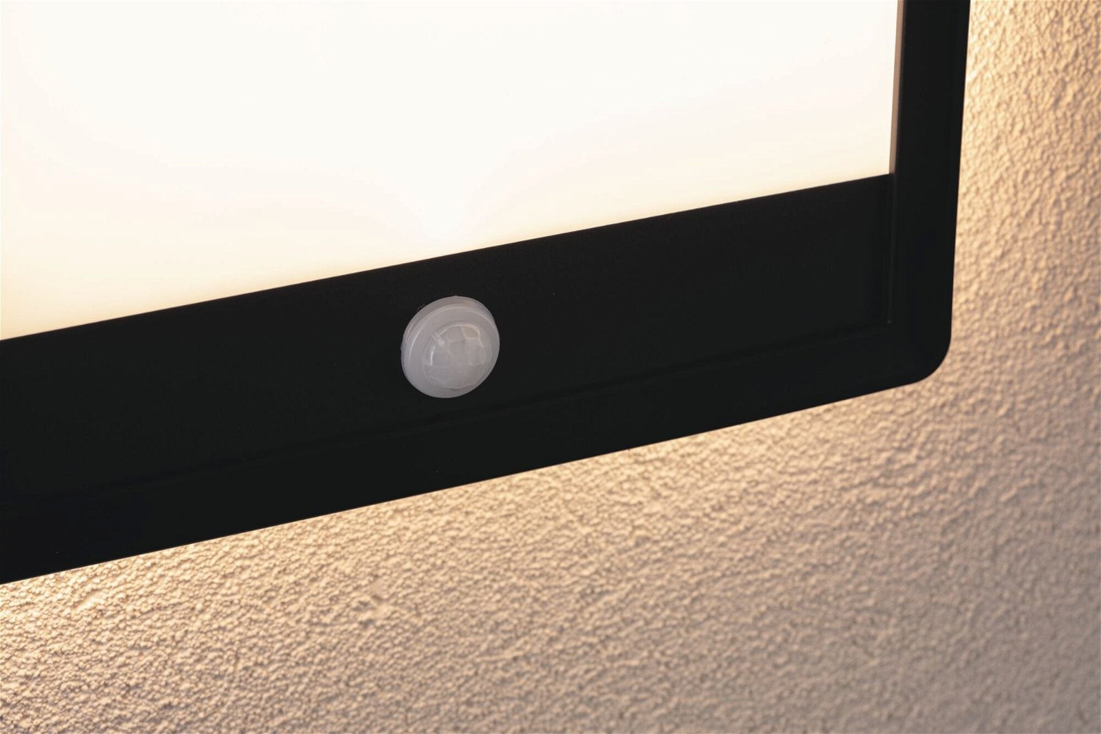 Paulmann LED Außen-Wandleuchte »Außenpanel Lamina IP44 eckig 250x47mm 14W 920lm 230V Kunststoff«, 1 flammig, Backlight Bewegungsmelder insektenfreundlich tunable warmwhite IP44