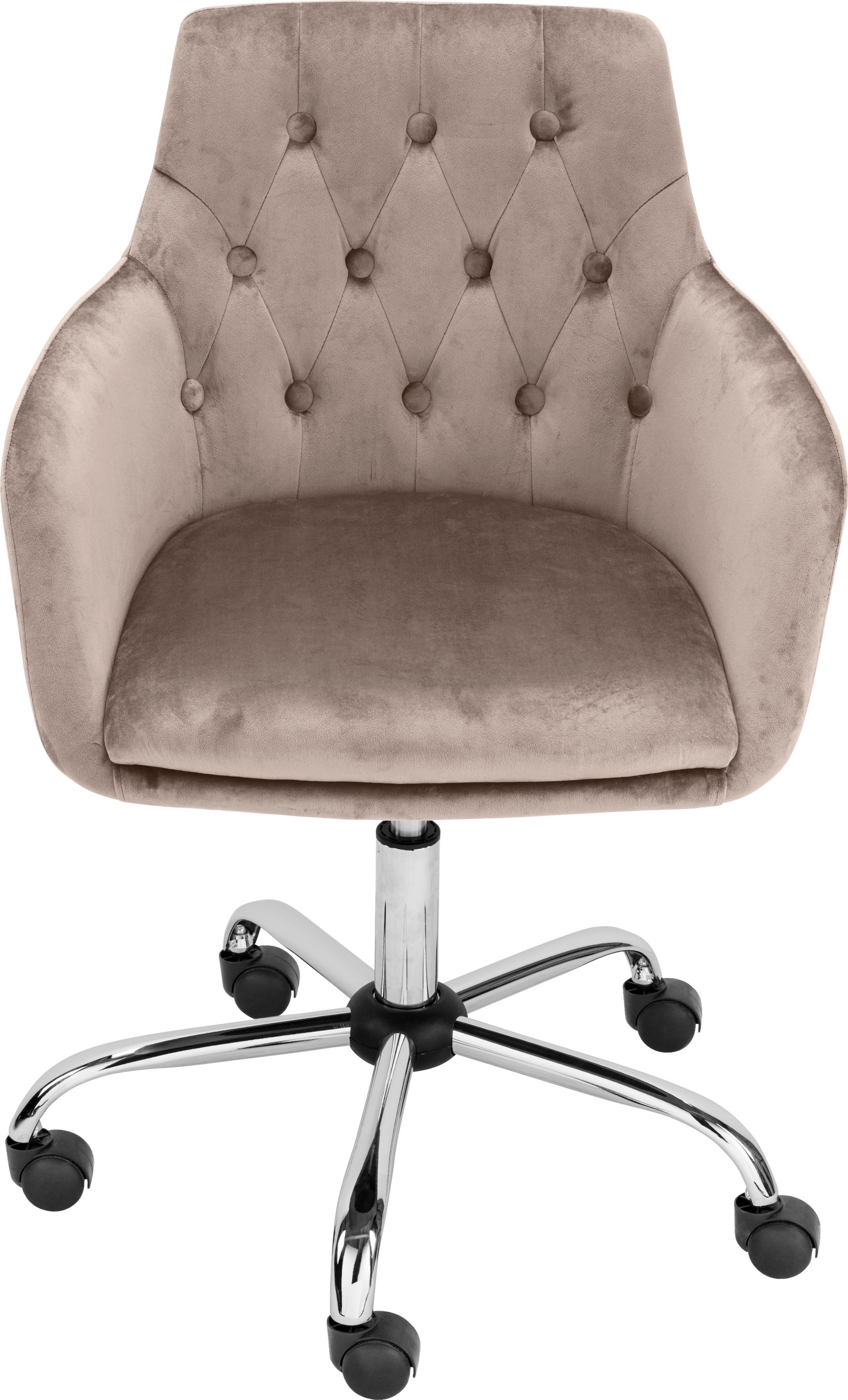 GOODproduct Bürostuhl "Perry1" () eleganter Samtstuhl, gepolstert