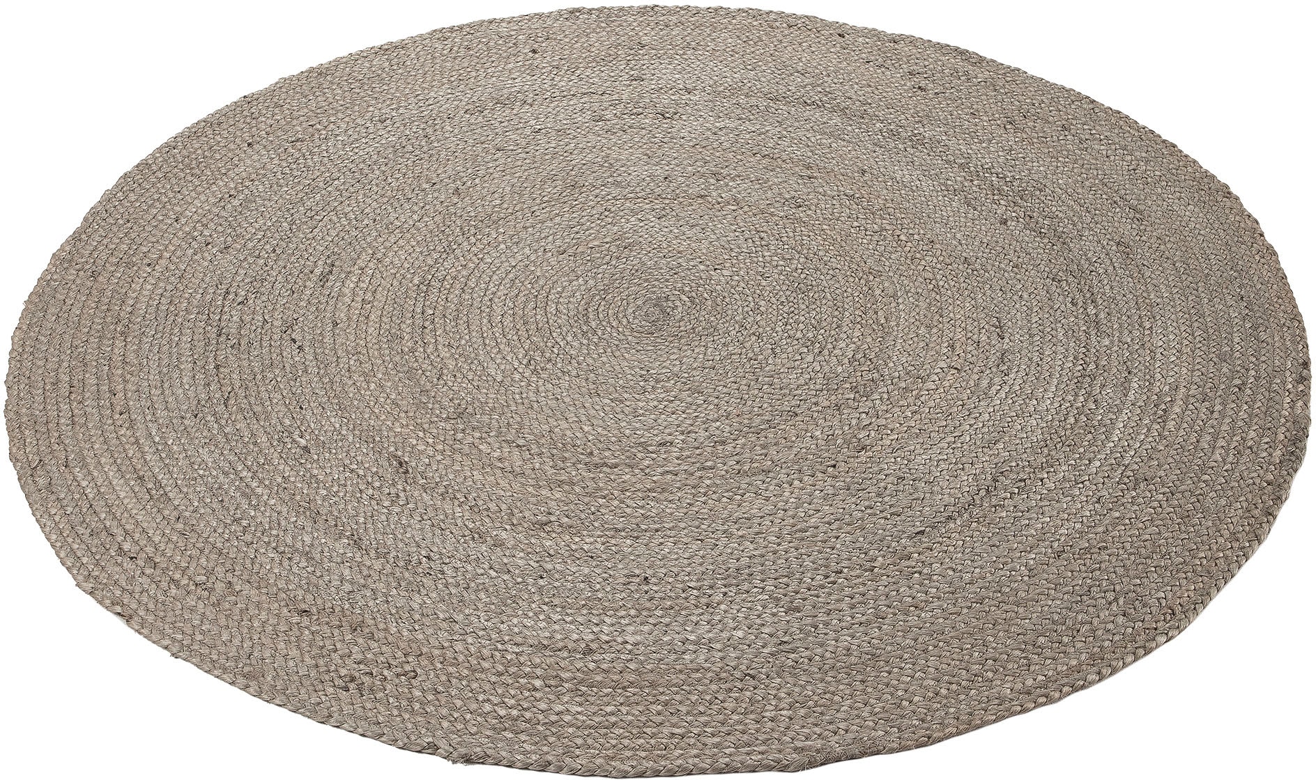carpetfine Teppich »Nele Juteteppich Naturfaser«, rund, 6 mm Höhe, geflochtener Wendeteppich aus 100%Jute, in rund und oval, viele Größen
