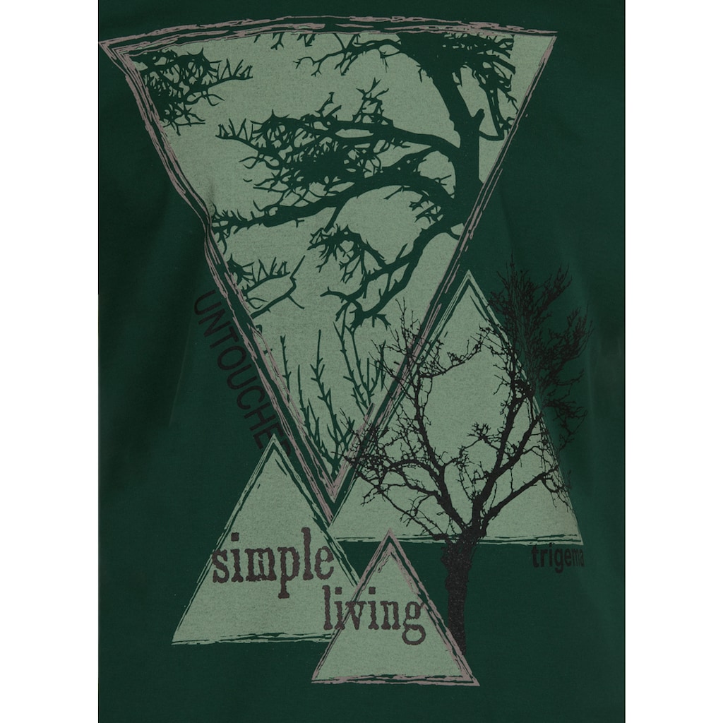Trigema T-Shirt »TRIGEMA T-Shirt aus Biobaumwolle«