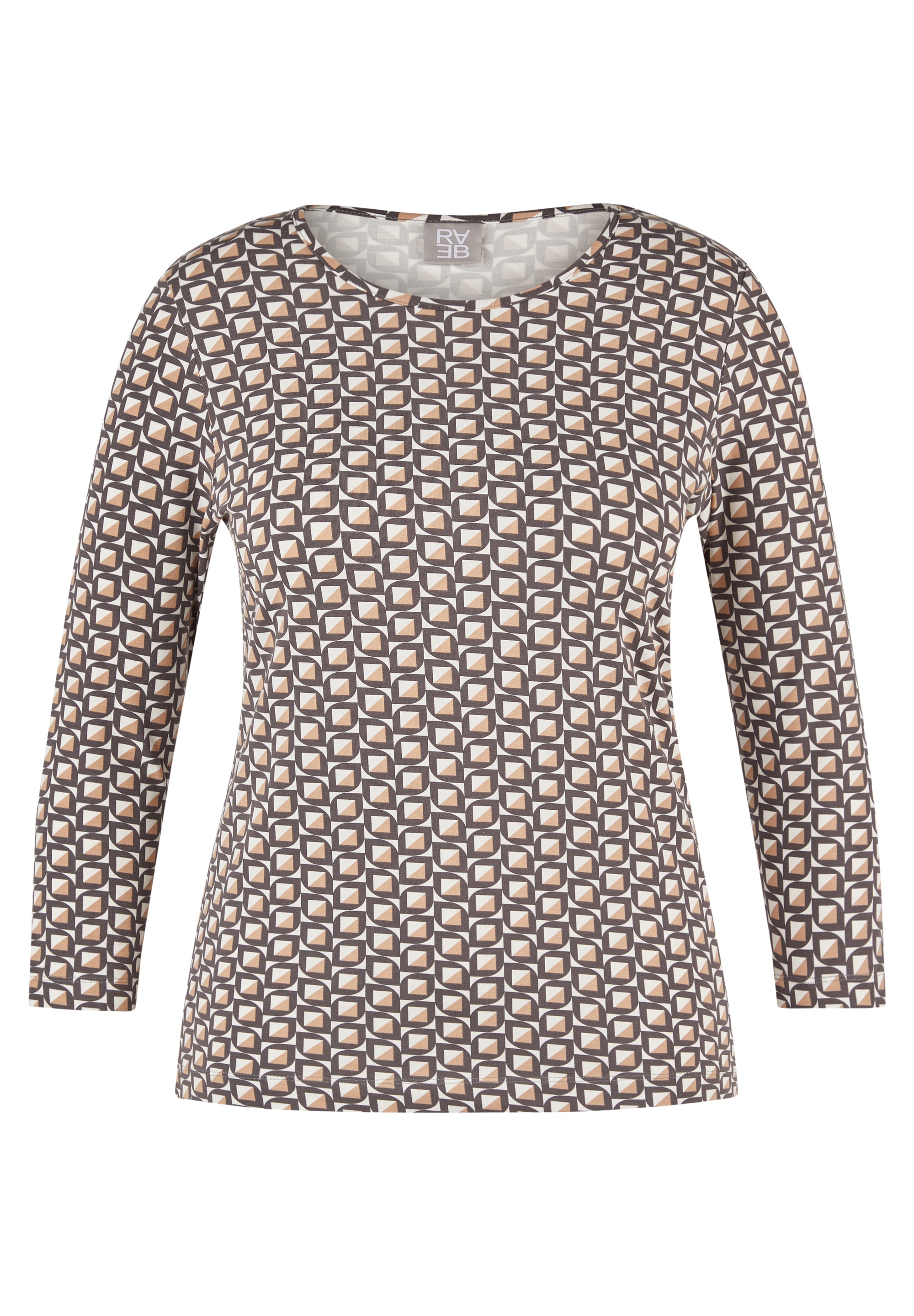 Rabe 3/4-Arm-Shirt mit Minimal Print