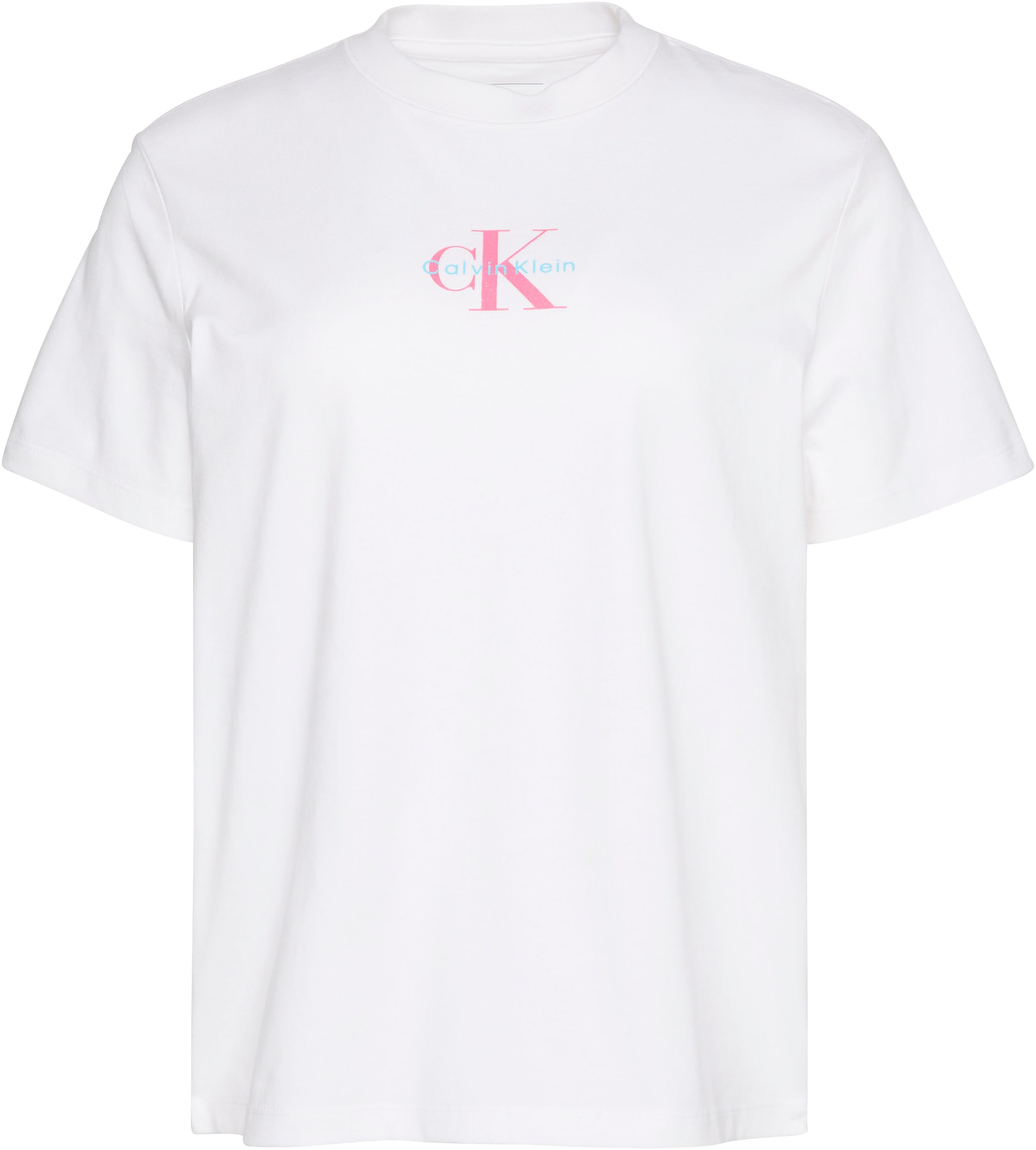 Calvin Klein Jeans Kurzarmshirt »SS 20s CLASSIC LOGO TEE« Mit Glitzer-Logo