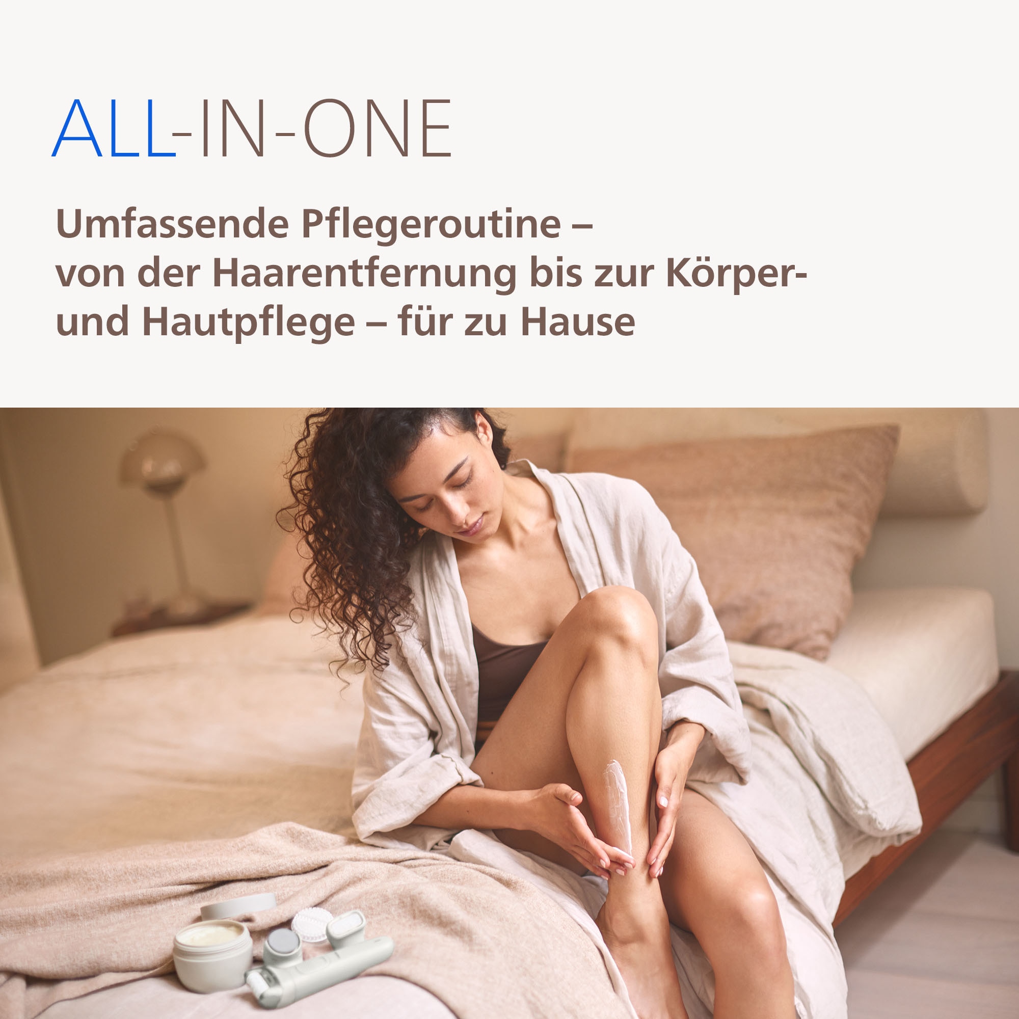 Philips Epilierer »Series 9900 BRE738/00« 4 Stk. Aufsätze Nass-und Trockenfunktion, inkl.Gesichtsreinigungsbürste