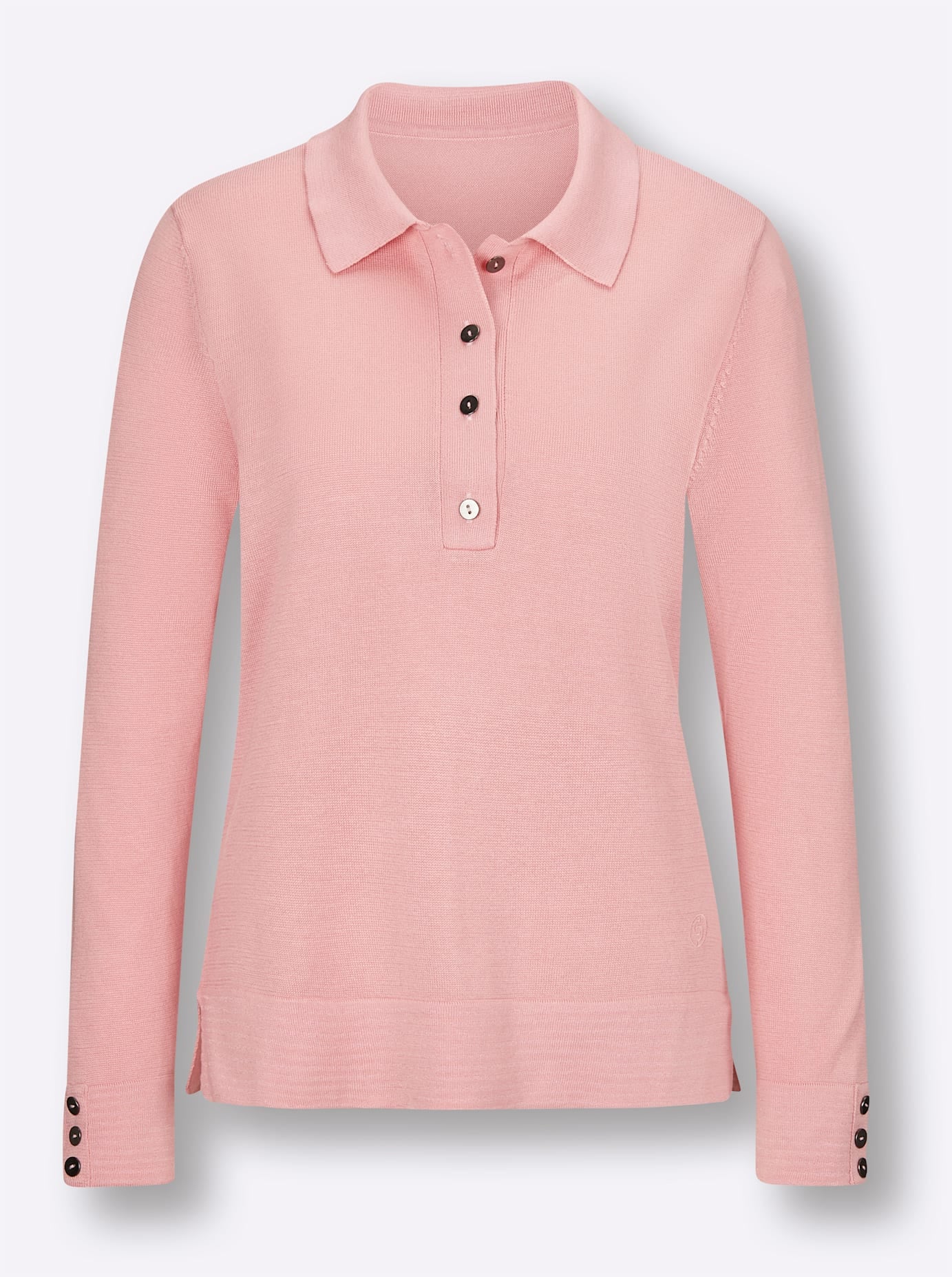 CREATION L PREMIUM Polokragenpullover »Baumwoll-Pullover«