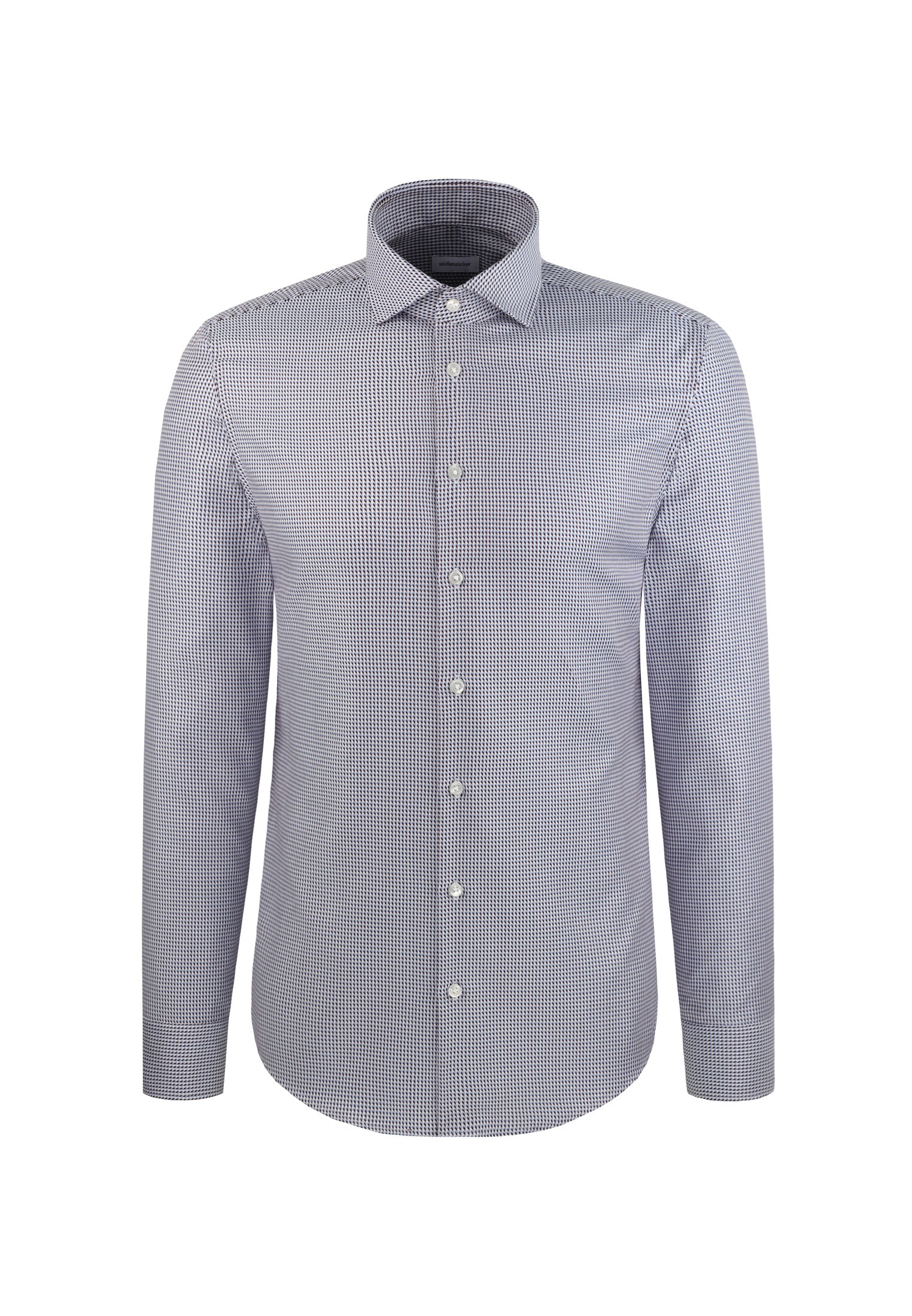 seidensticker Businesshemd »Schwarze Rose« Slim 1/1 Kentkragen Pepita