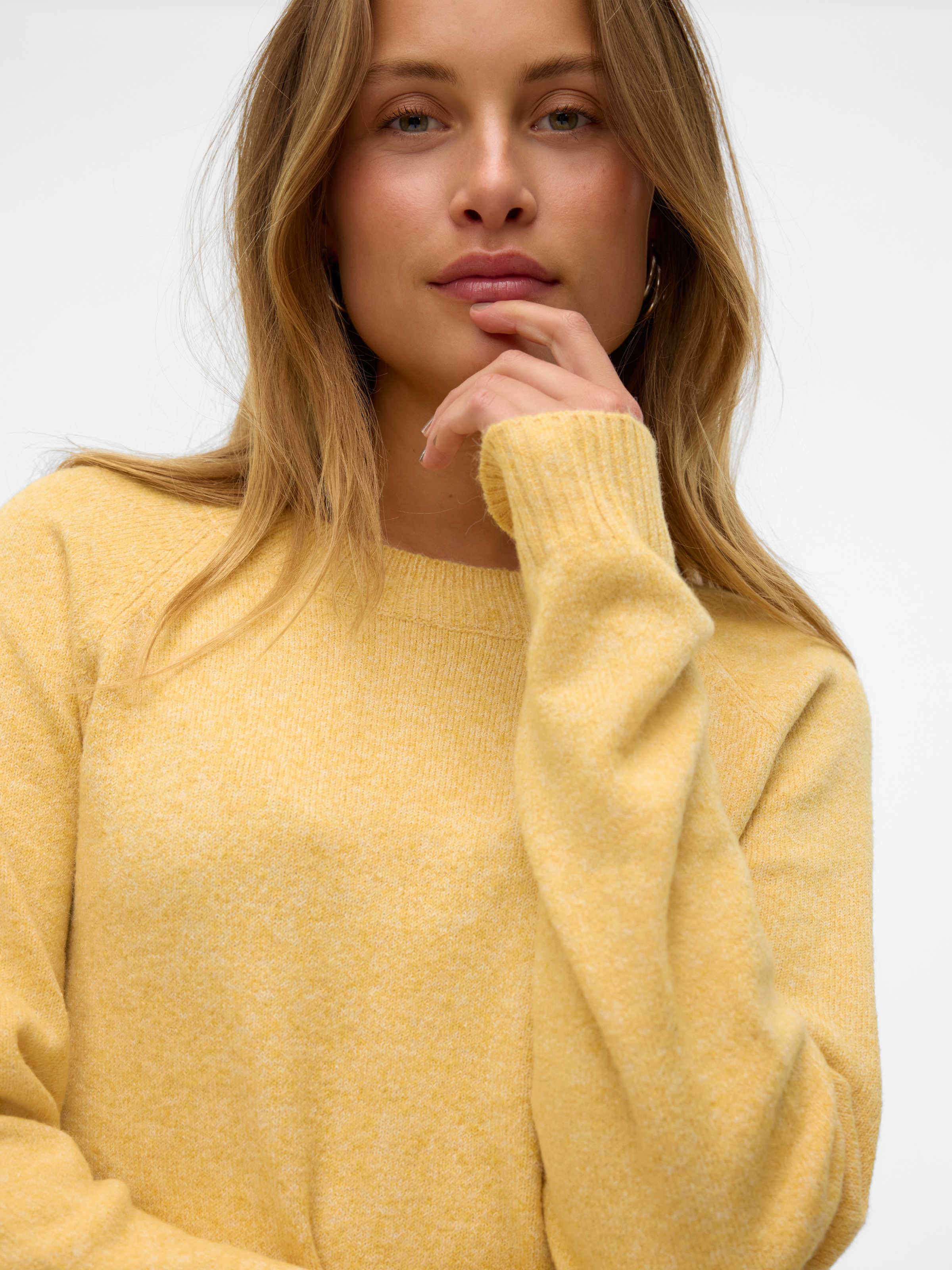 Vero Moda Rundhalspullover »VMDOFFY LS O-NECK BLOUSE GA NOOS«