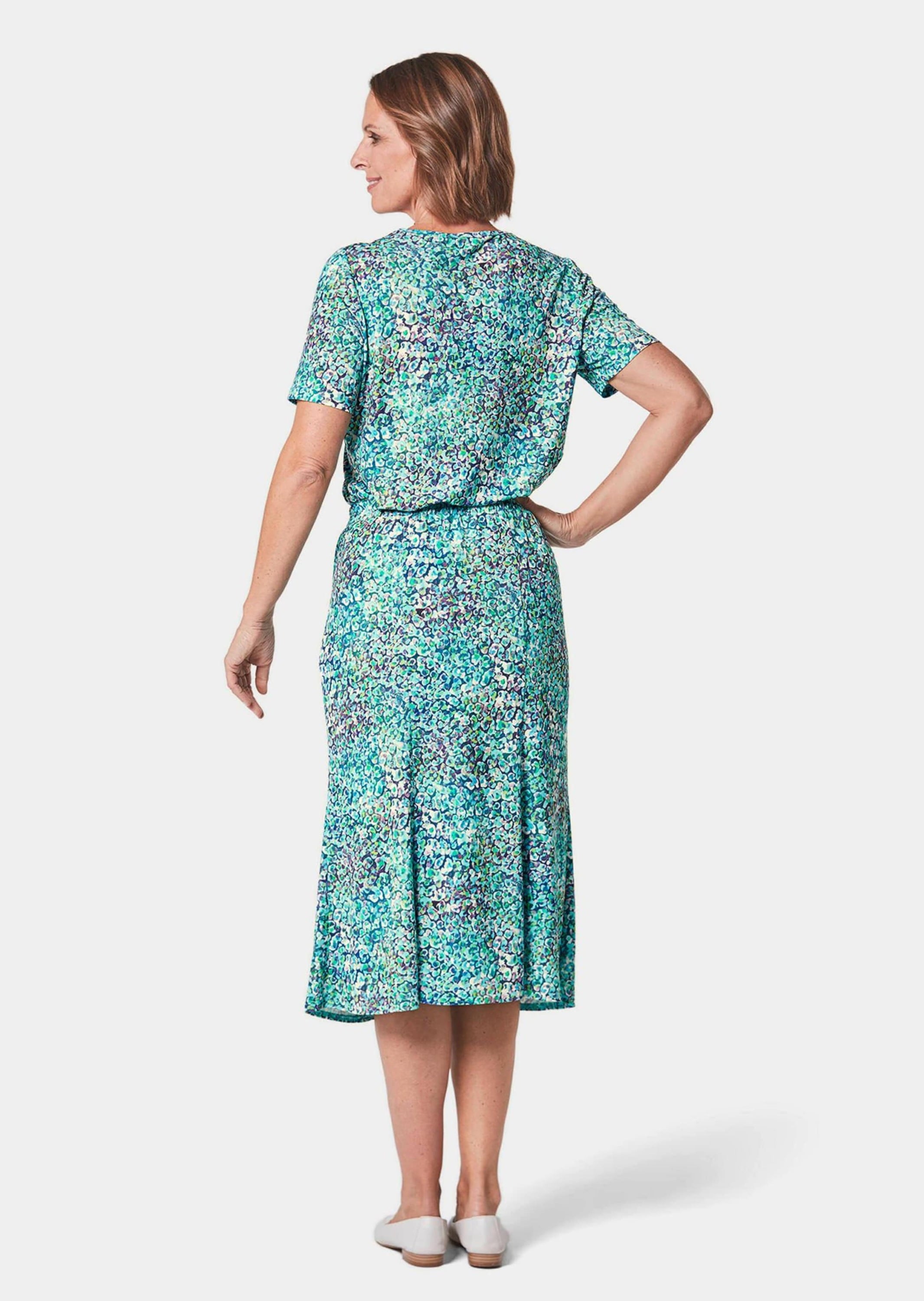 GOLDNER 2-in-1-Kleid »Slinky-Zweiteiler Weich fließender Slinky-Zweiteiler«