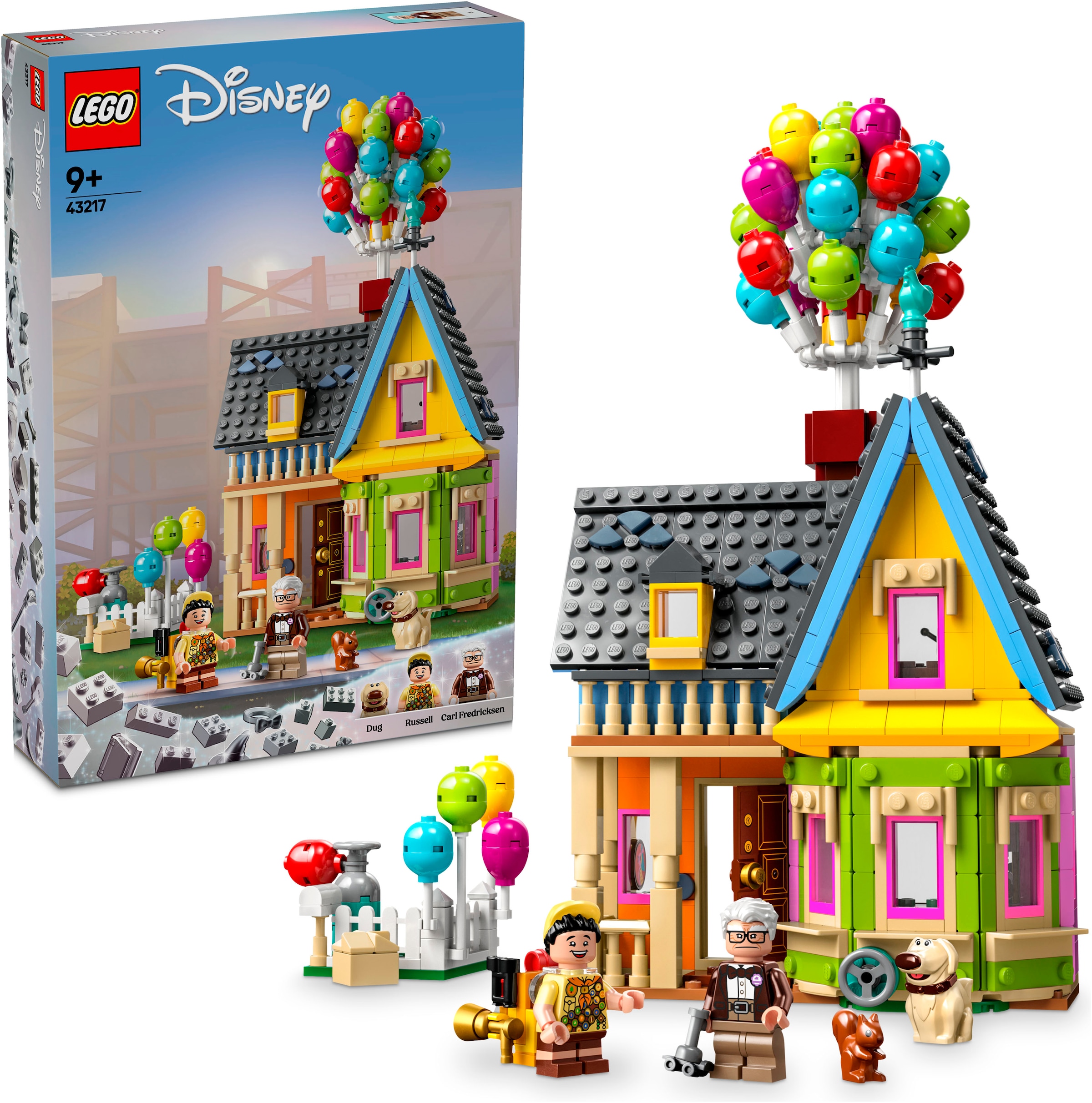 Konstruktionsspielsteine »Carls Haus aus „Oben“ (43217), LEGO® Disney and Pixar«, (598...