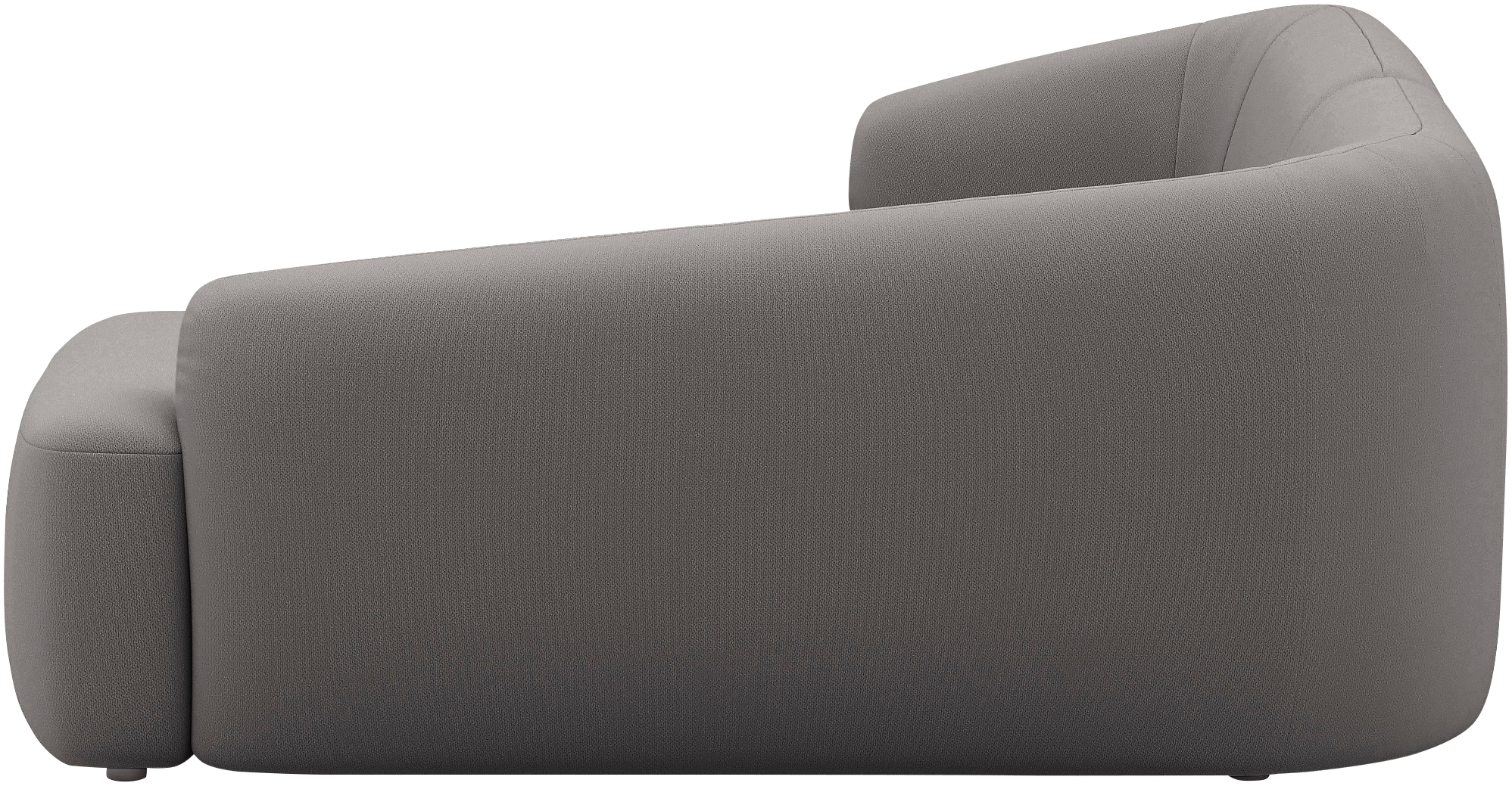 Home affaire Ecksofa »Nergal, kompakte Stellmaße, Breite 216cm, organisches Design, L-Form« Modernes Design, schlichte Optik, stilvoller Blickfang im Wohnzimmer