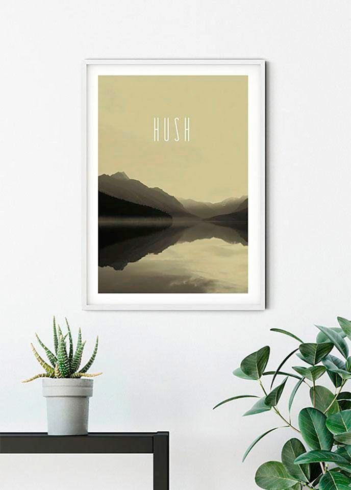 Komar Bild »Word Lake Hush Sand«, Natur, (1 St.), Wandbild zur Dekoration - ohne Rahmen