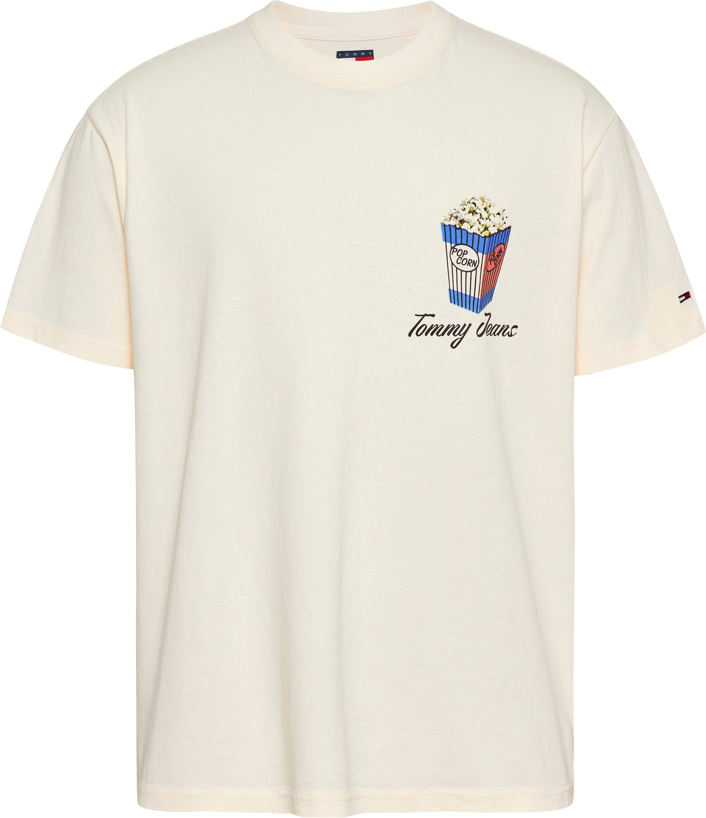 Tommy Jeans T-Shirt »TJM RLX NOVELTY 2 GMD TEE«, mit großem Logo am Rücken