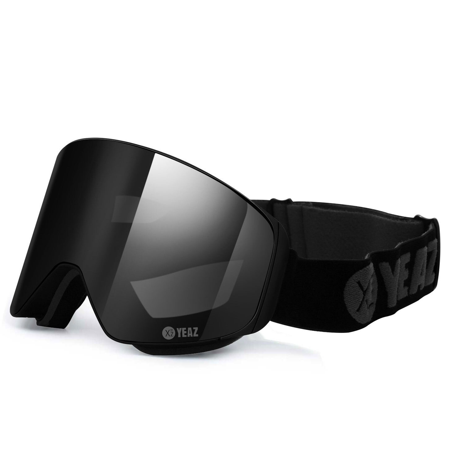 YEAZ Snowboardbrille »Magnet-Ski-Snowboardbrille schwarz/schwarz APEX«