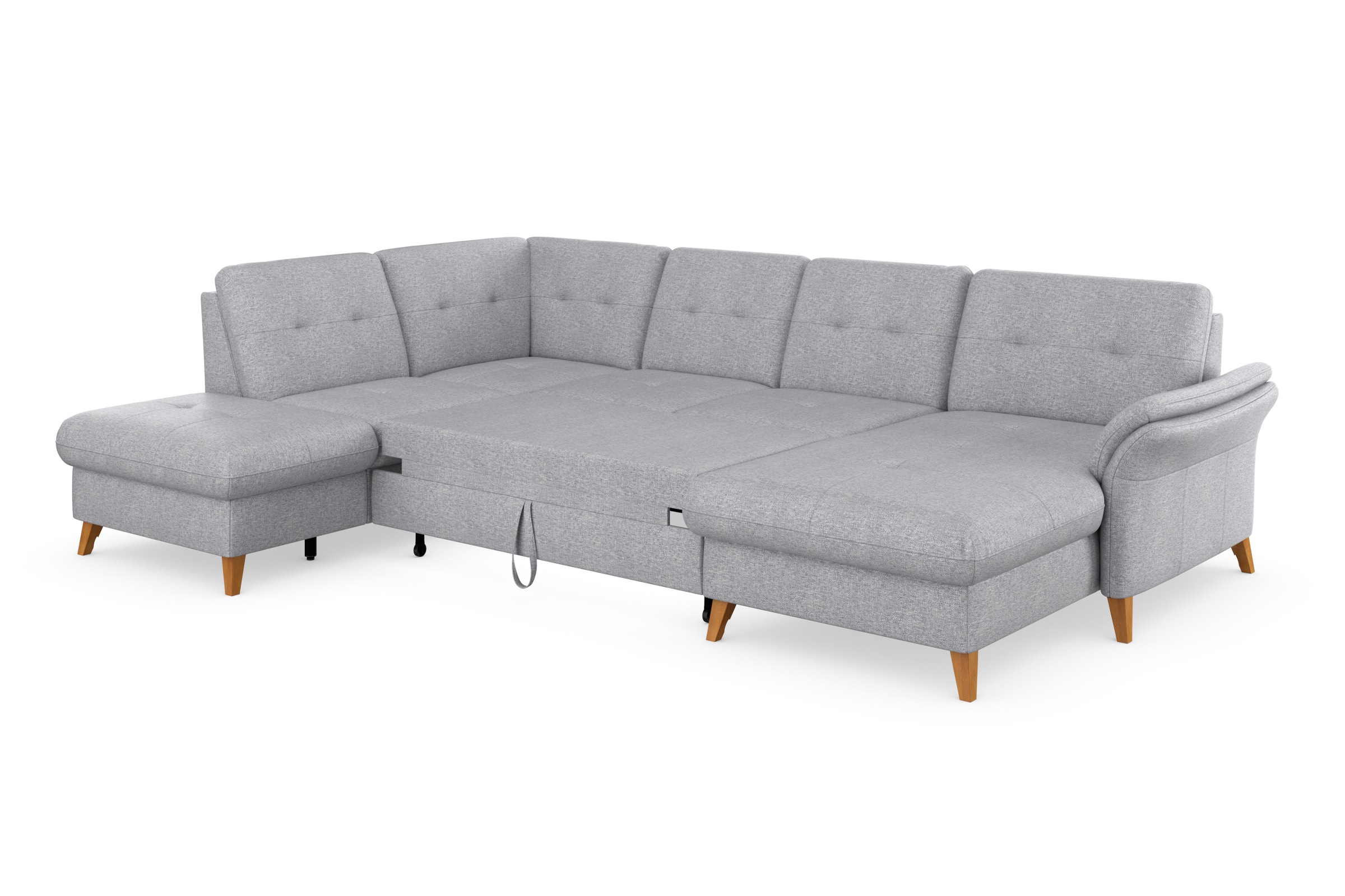 sit&more Wohnlandschaft »Göteborg«, inkl. Sitztiefenverstellung, wahlweise mit Bettfunktion & Bettkasten