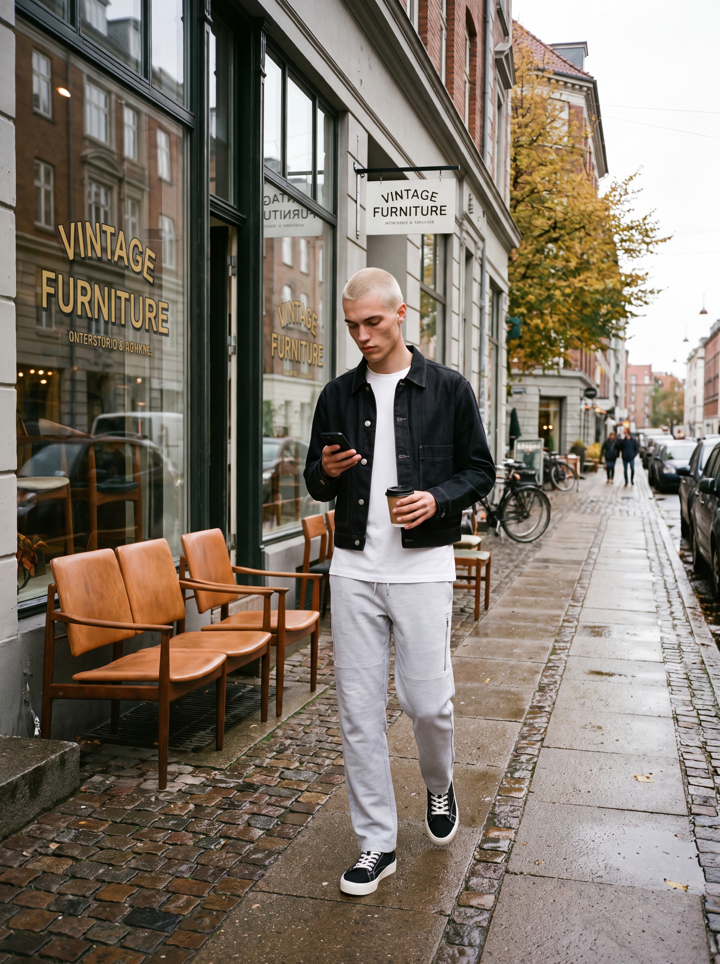 Jack & Jones Sweathose »JPSTGORDON FUSION UNC SWEAT PANTS SN«  Materialmix, regular fit