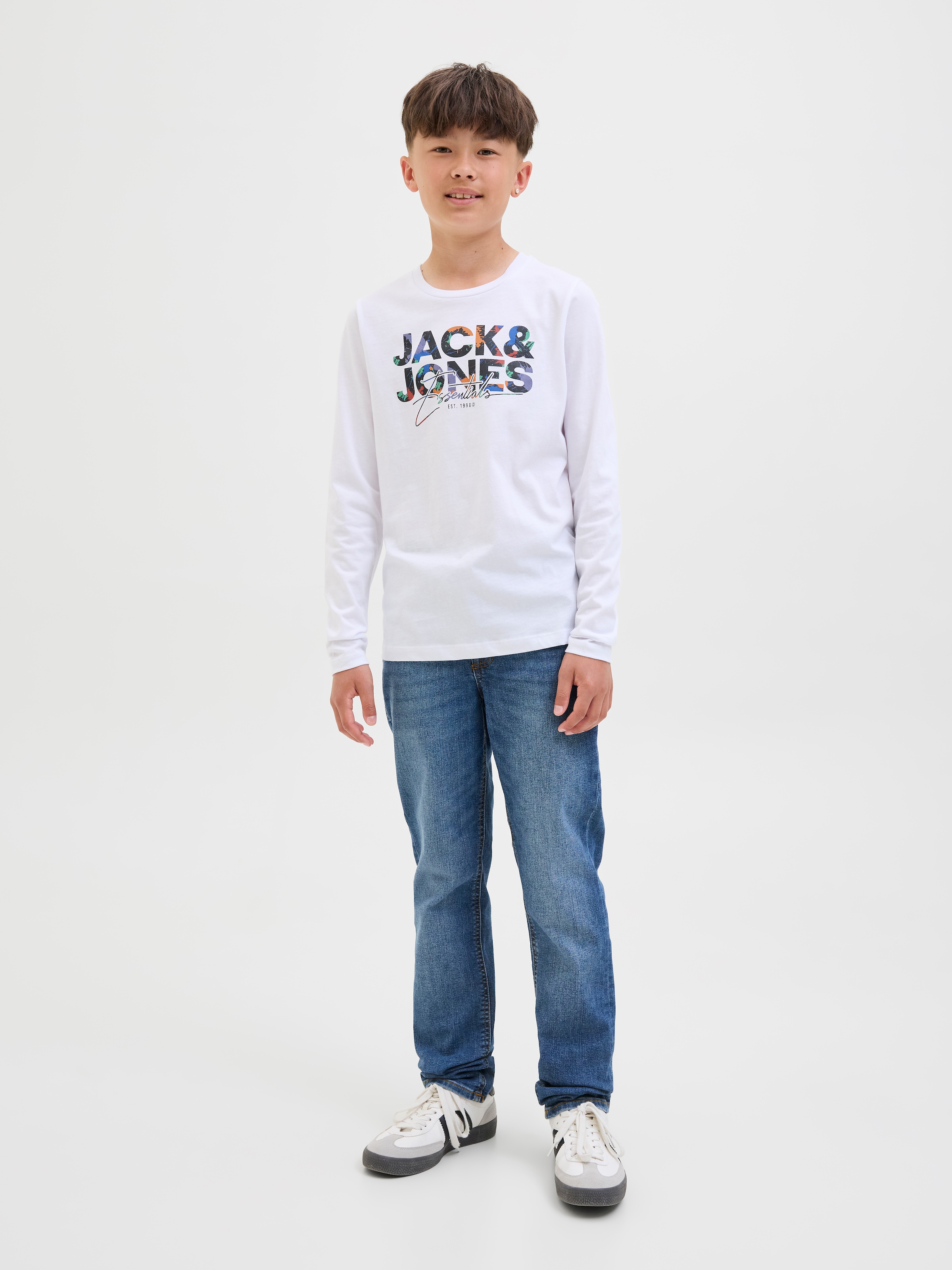 Jack & Jones Junior Slim-fit-Jeans »JJIGLENN JJORIGINAL SQ 902 NOOS JNR«