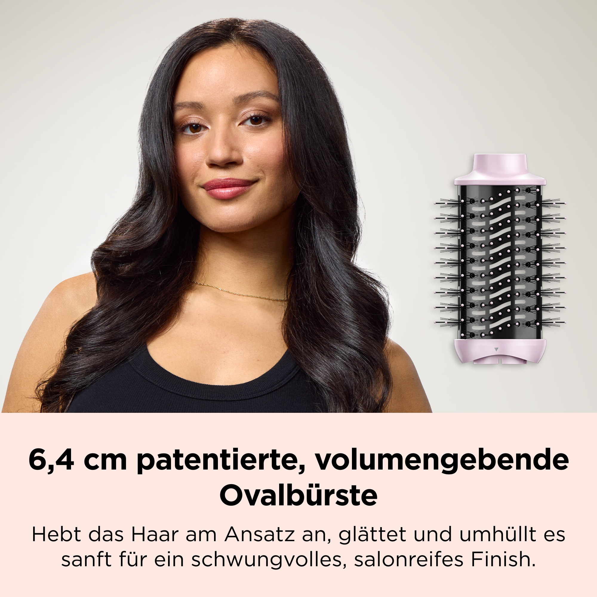 Revlon »One‑Step™ 5‑in‑1 Multi Air Styler Pink Titanium Edition, RVDR5376E« 5 Aufsätze Unbegrenzte Möglichkeiten dank 5 hochwertiger Stylingköpfe, mit Tasche
