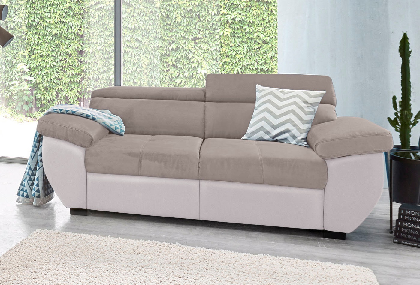 COTTA 2-Sitzer »Speedway« Big-Sofa mit Kopfteilverstellung