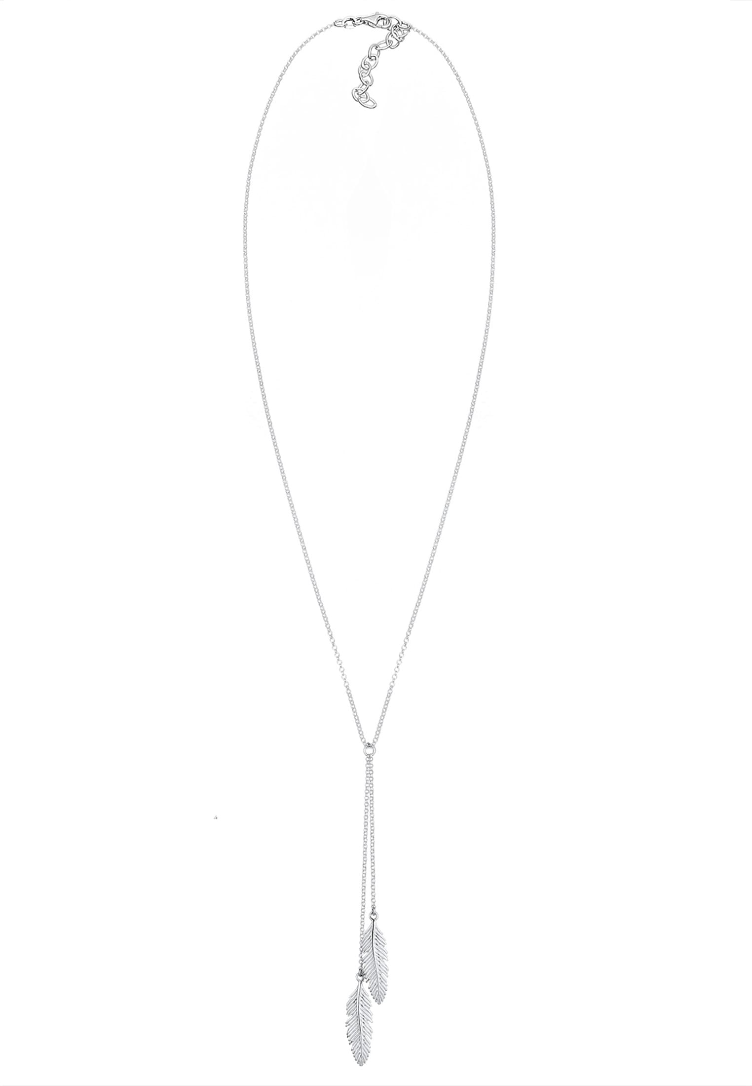 Elli Lange Kette »Halskette Feder Y-Kette Boho Trend 925 Silber«