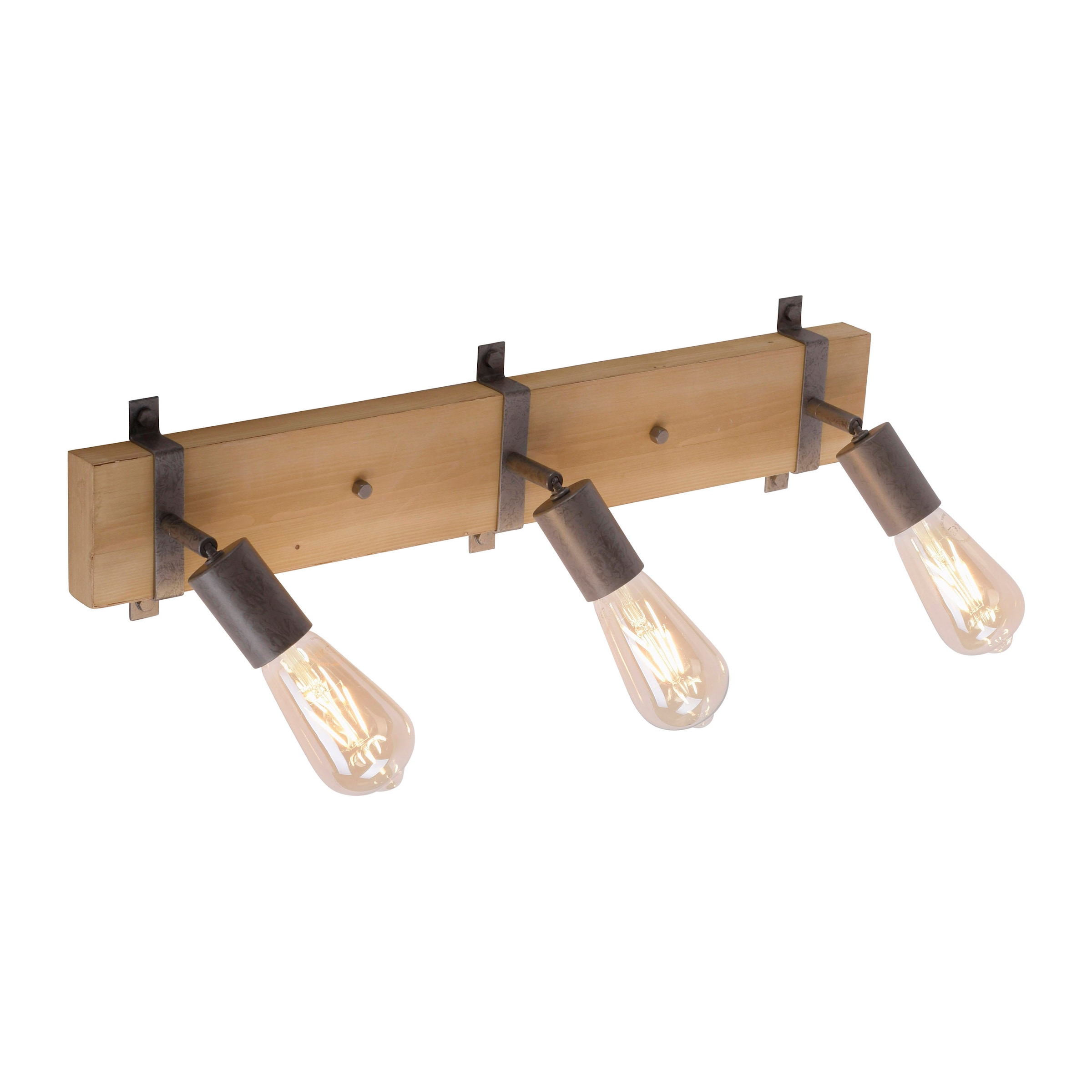 JUST LIGHT Deckenleuchte »SLAT«, 3 flammig, Leuchtmittel E27 | ohne Leuchtmittel, ExklusiveE27