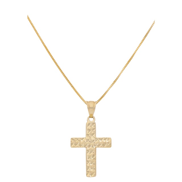 Kette mit bestellen Firetti auf diamantiert« Anhänger »Kreuz, glänzend und Rechnung