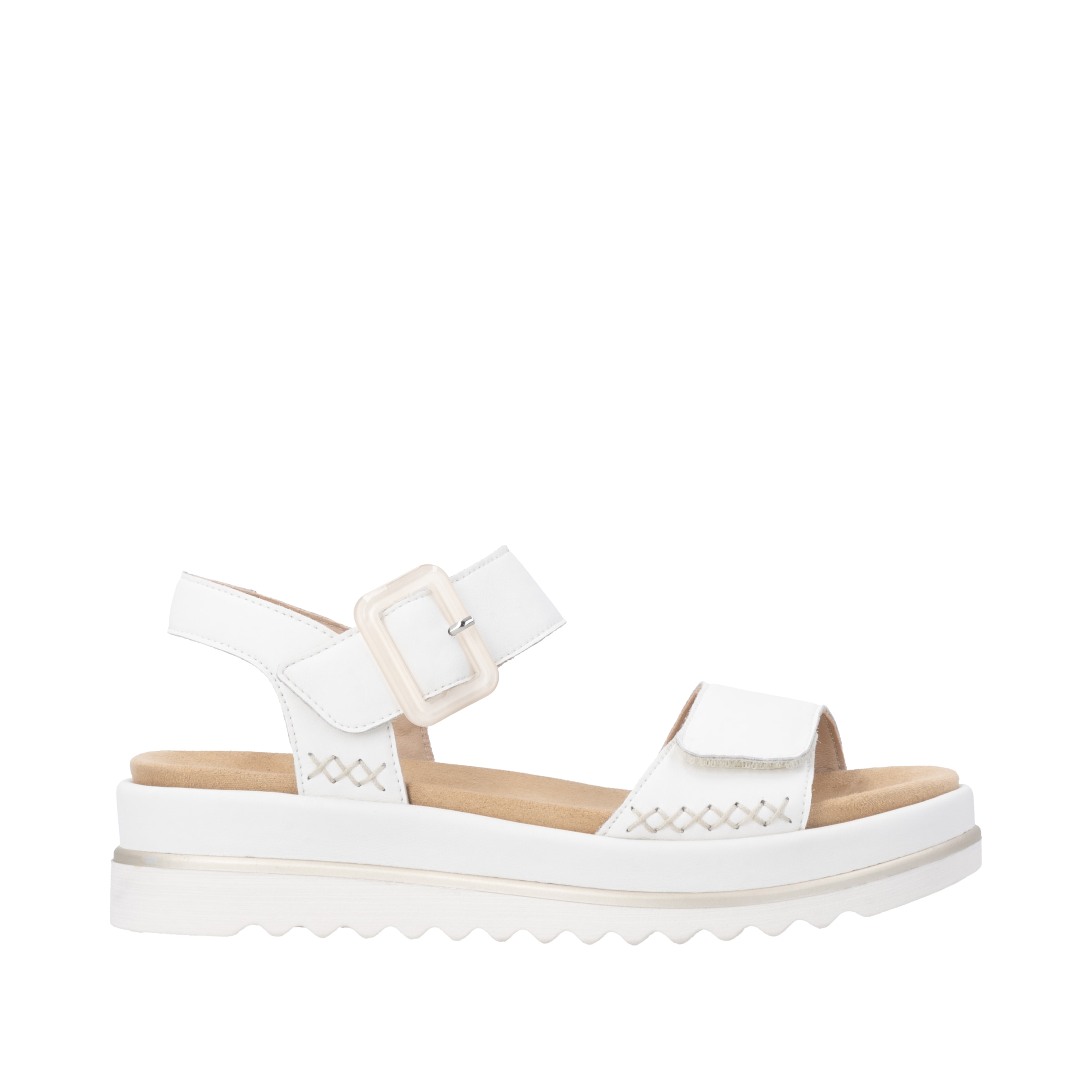 Remonte Plateausandaletten  Sommerschuh, Keilsandale mit praktischen Klettverschlüssen