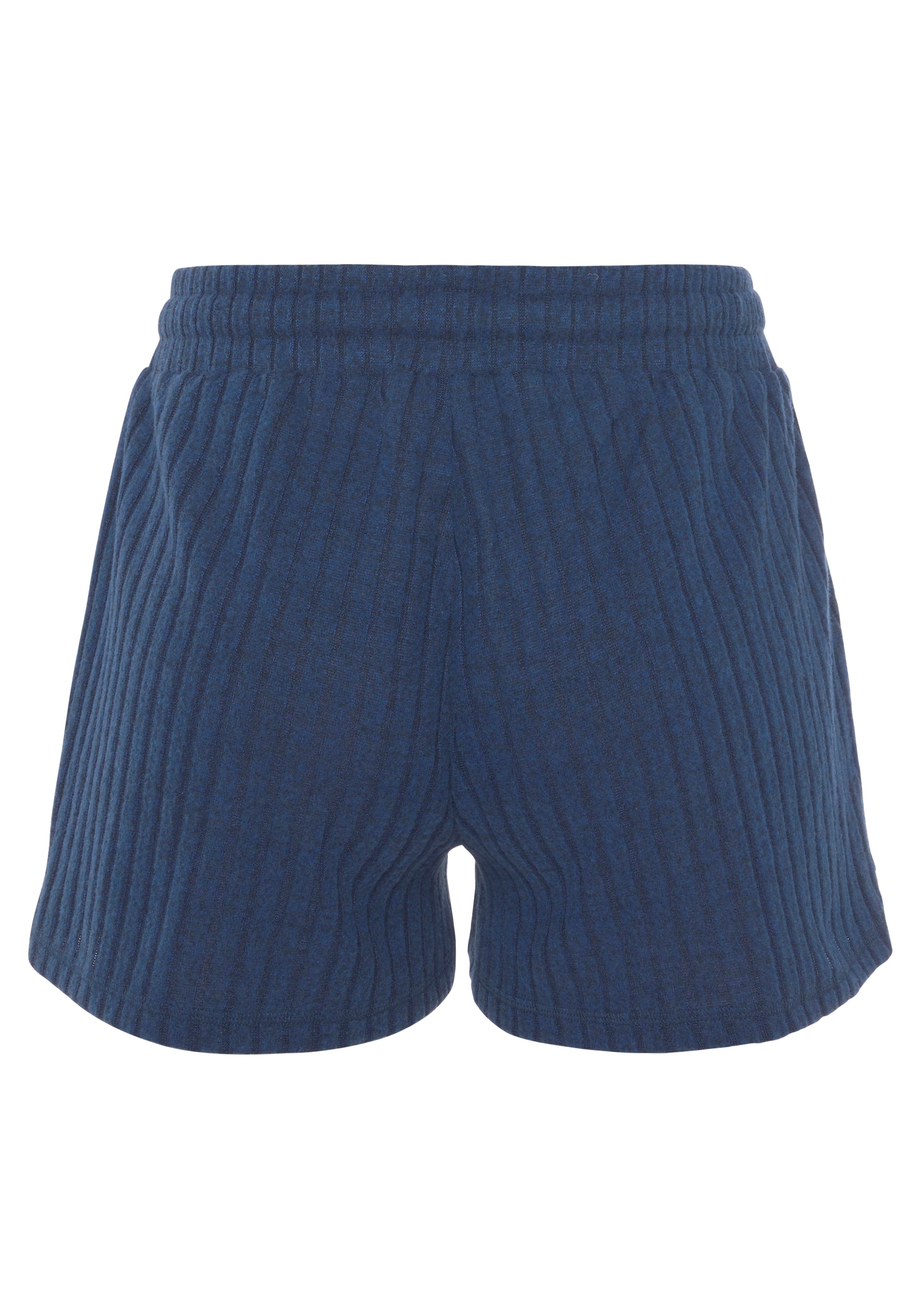 LASCANA Shorts »/ Loungeshorts/ Strickshorts«, meliert mit Bindeband, Loungewear