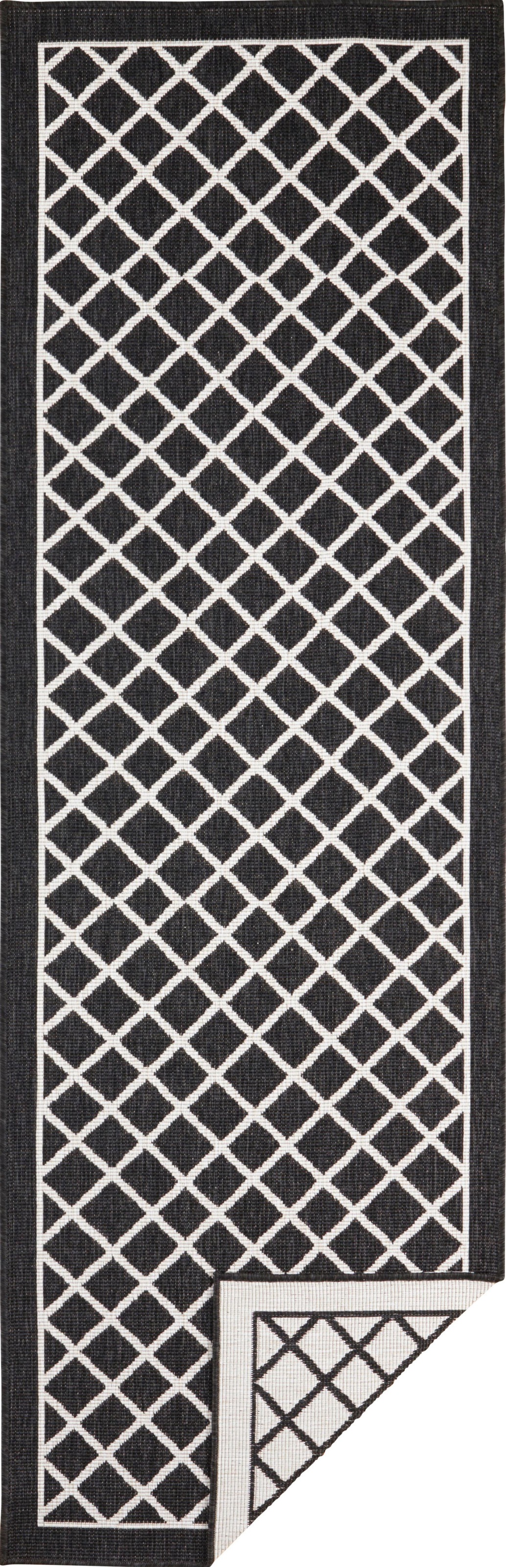 NORTHRUGS Läufer »Sydney«, rechteckig, 5 mm Höhe, In-und Outdoor geeignet, Robust, Pflegeleicht, Flachgewebe, Wendbar