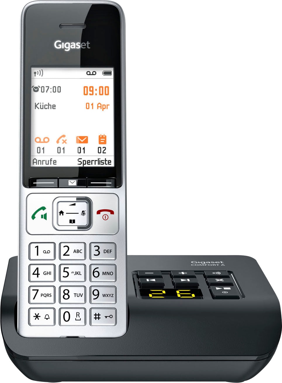 Gigaset Schnurloses DECT-Telefon »COMFORT 500A«, (Mobilteile: 1)