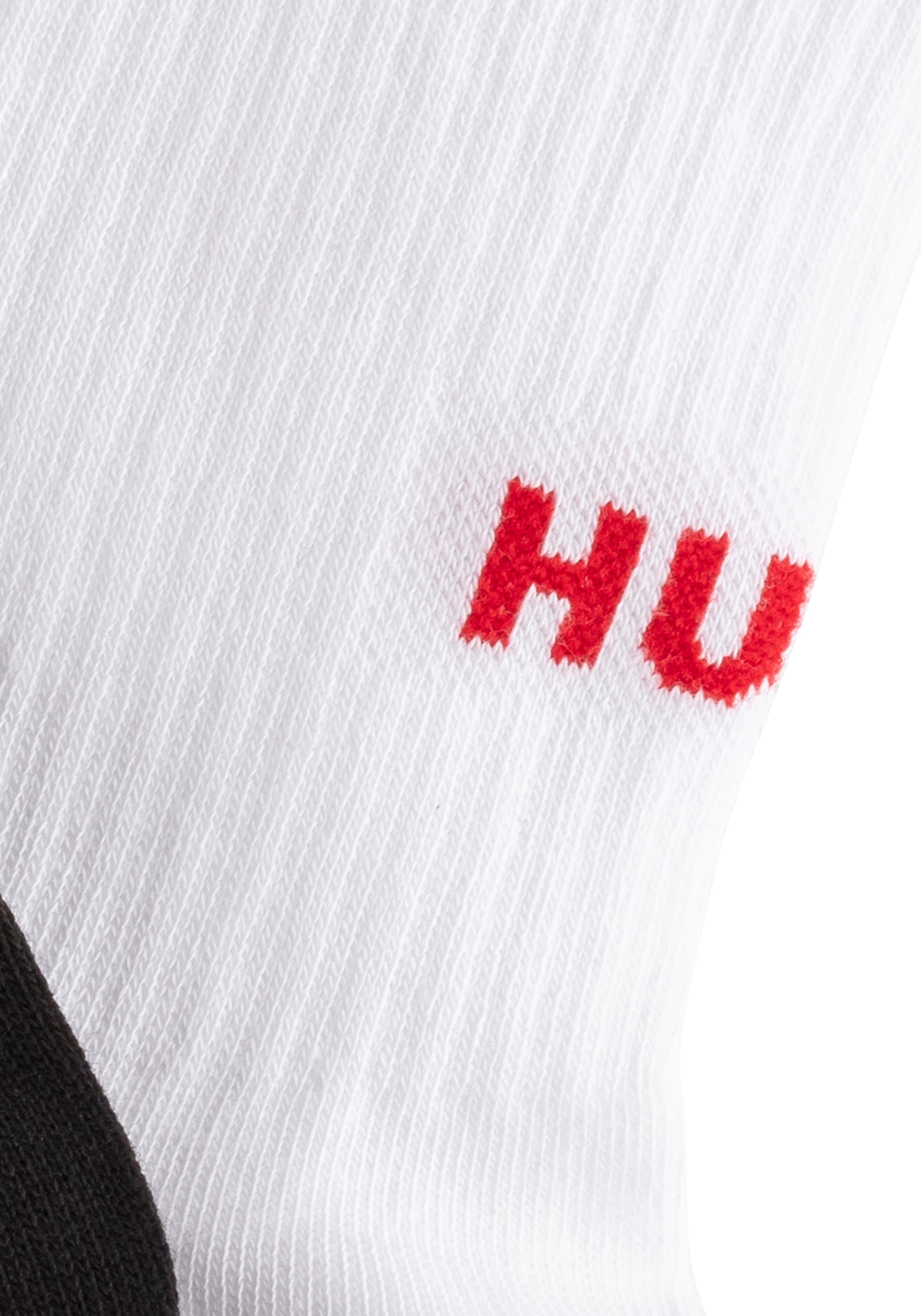 HUGO Underwear Freizeitsocken »3P QS MESSAGES CC W«, (Packung, 3 Paar, 3er Pack), mit Logoschriftzug