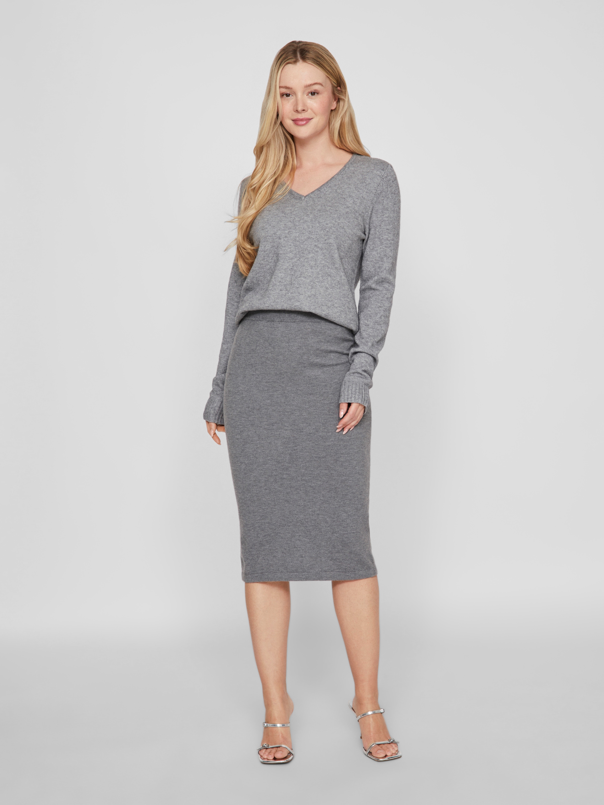 Vila V-Ausschnitt-Pullover »VIRIL V-NECK L/S KNIT TOP - NOOS«