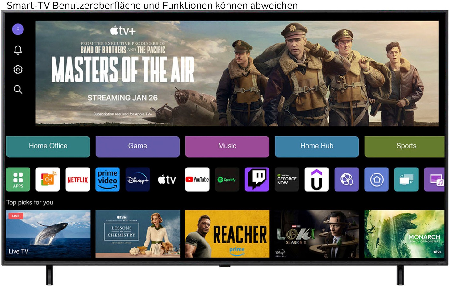 LG QNED-Fernseher »65QNED85A6C«, 4K Ultra HD, Smart-TV