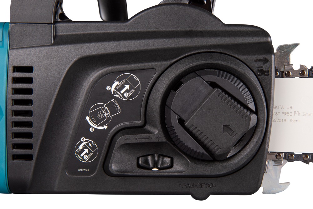 Makita Elektro-Kettensäge »»UC3551AK« 2.000 W, 14 m/s, 35 cm« leistungsfähig,werkzeuglose Kettenspannung +Ketten-und Schienenwechsel