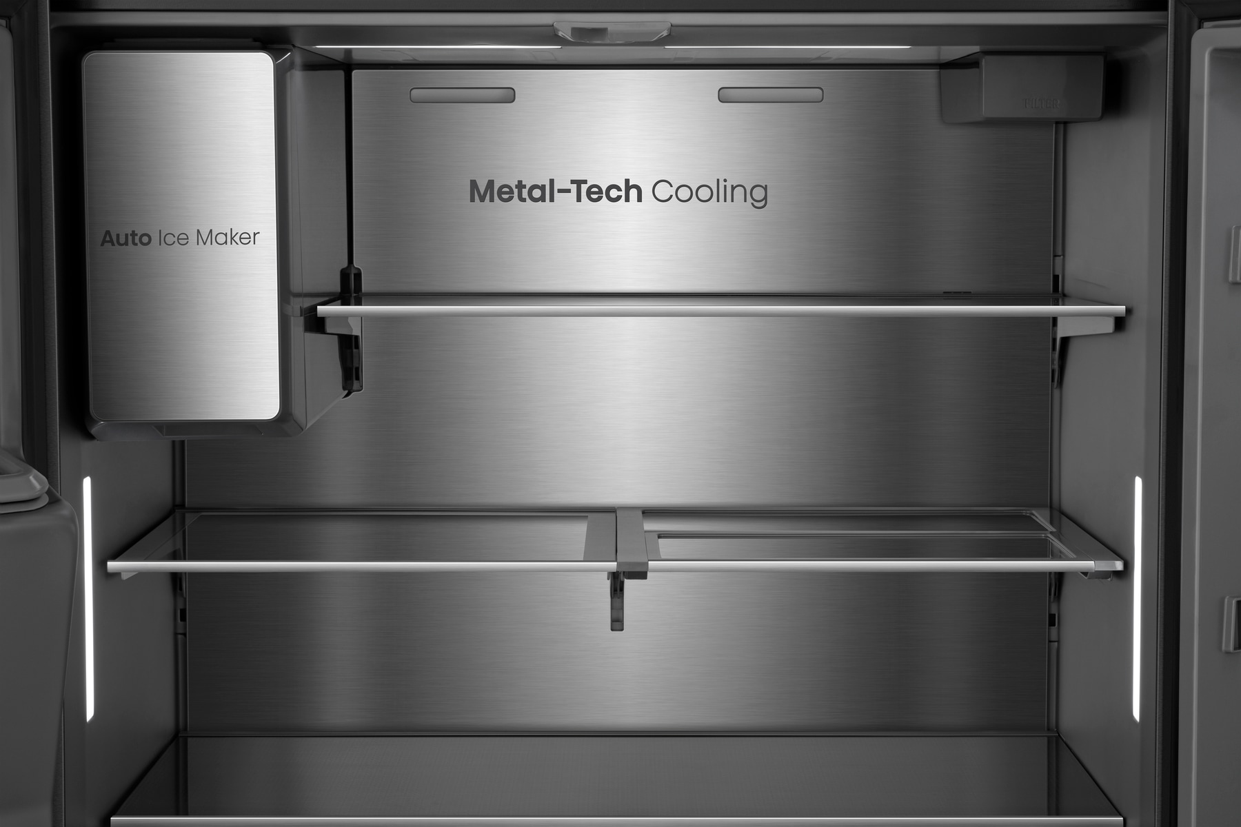 Hisense Multi Door »RQ600P7SKE« 179 cm hoch 91,4 cm breit PureViewDoor - immer sehen was im Kühlschrank ist