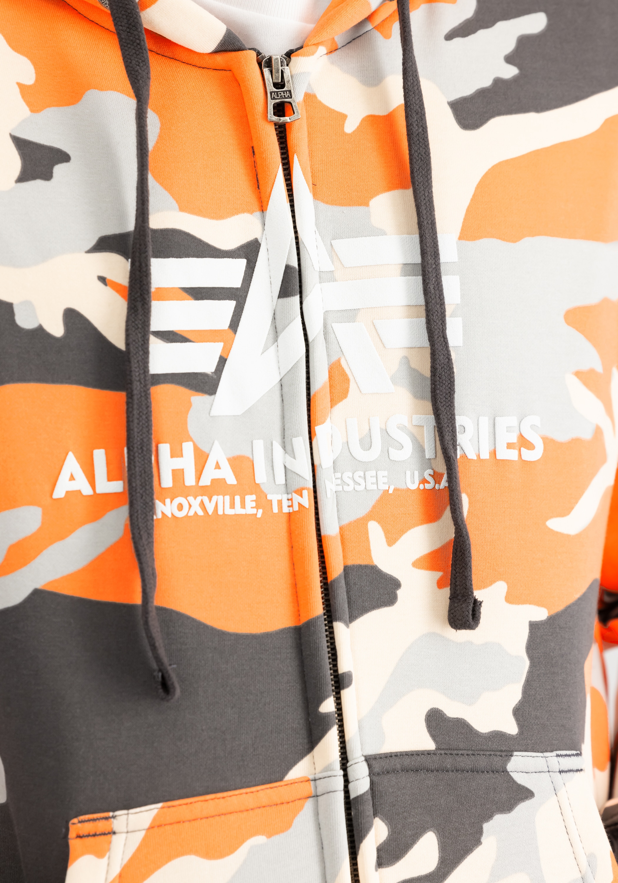 Alpha Industries Hoodie »Basic Zip Hoodie BL Camo PP«
