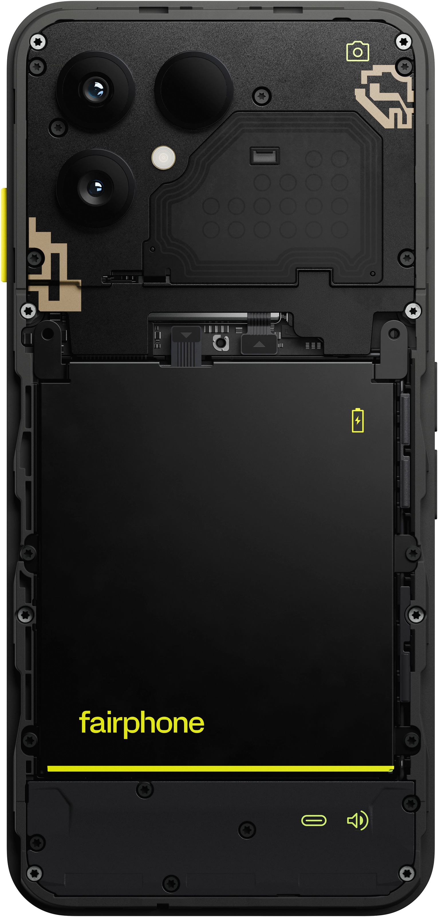 Fairphone Smartphone »Das Fairphone (Gen. 6)«, Horizon Black