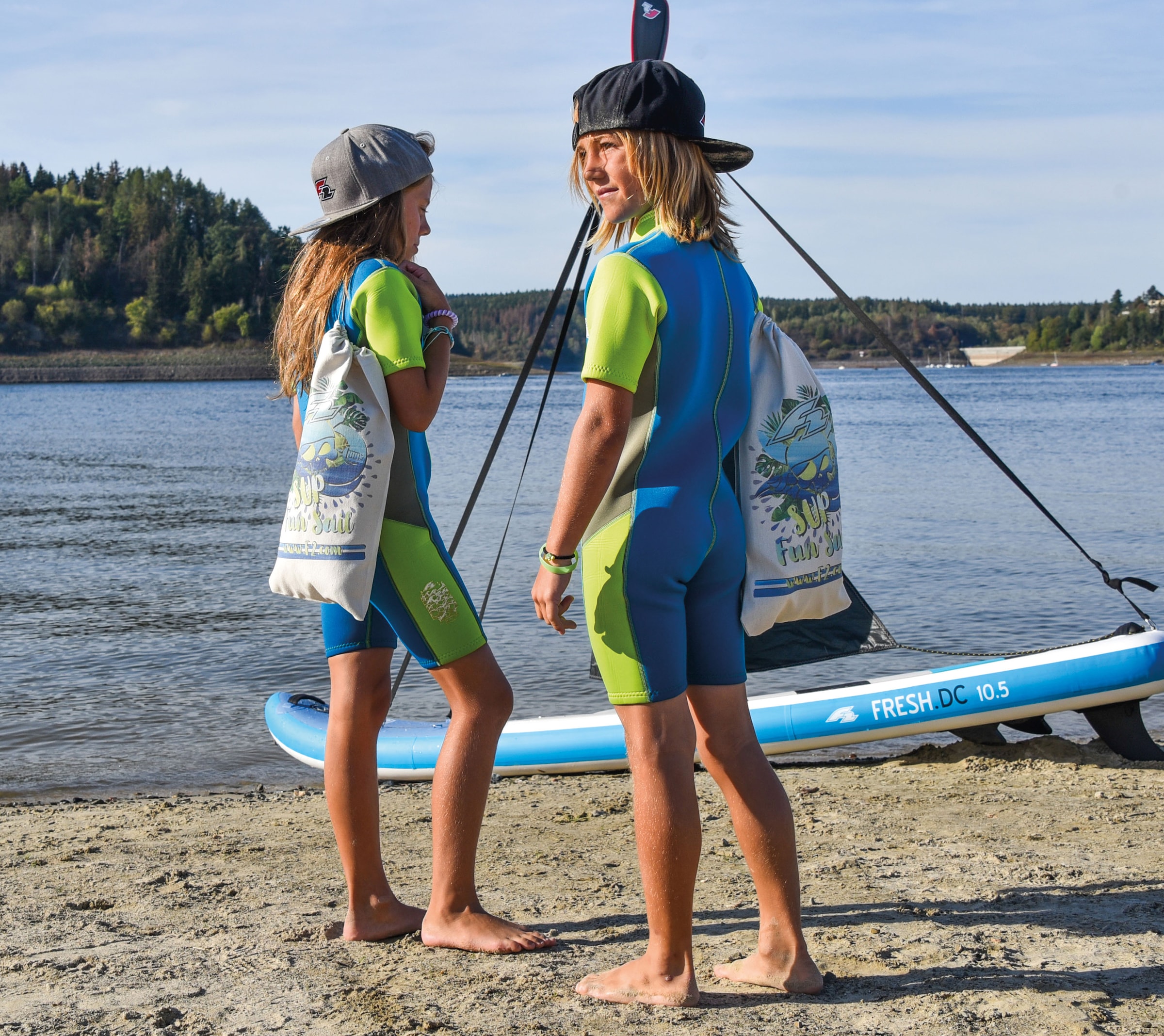 F2 Neoprenanzug »F2 Neoprene Kids Shorty«, Bitte beachten Sie die Größentabelle.