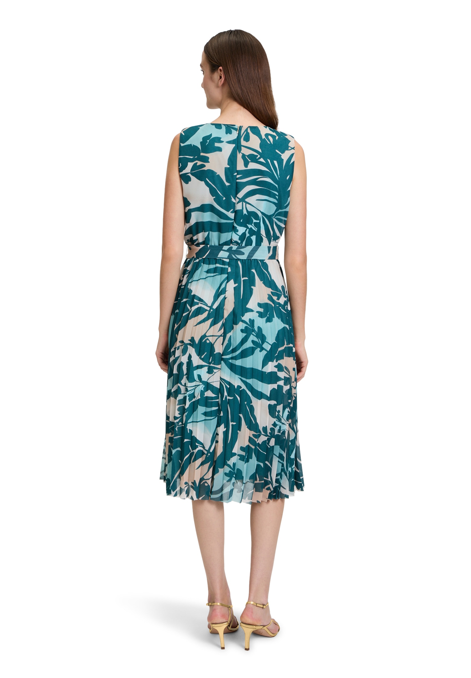 Betty&Co Chiffonkleid »Chiffonkleid mit Plissee«